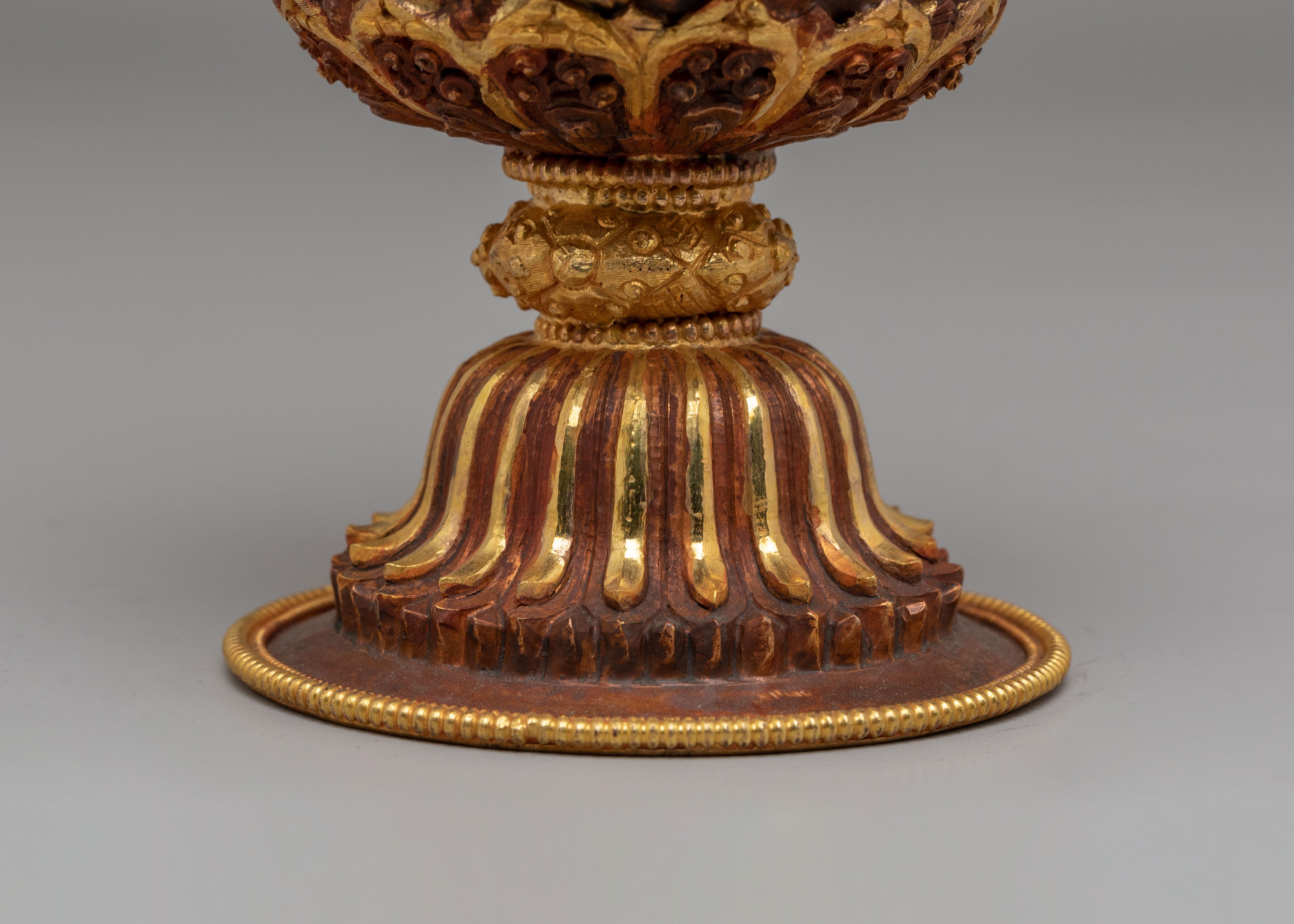 Tibetan Water Vessel | Ritual & Meditation Artifact