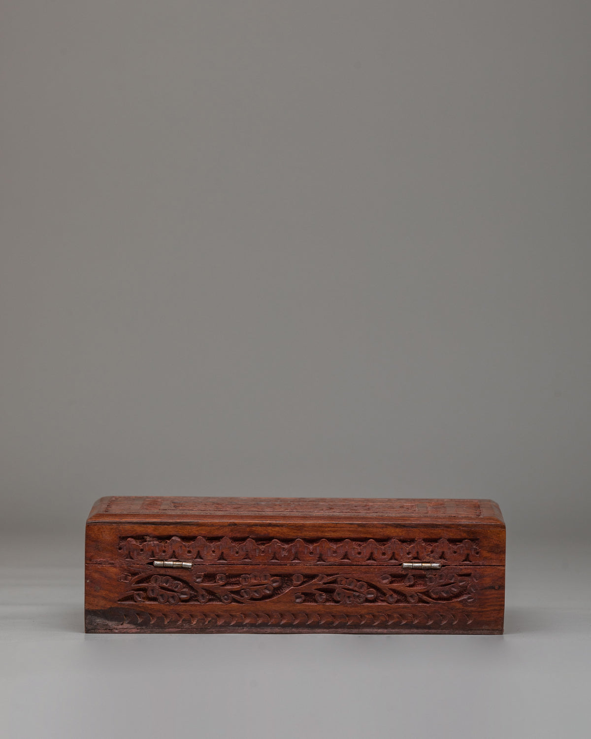 Buddhist Offering Treasure Box | Handcrafted Wooden Sacred Storage Box
