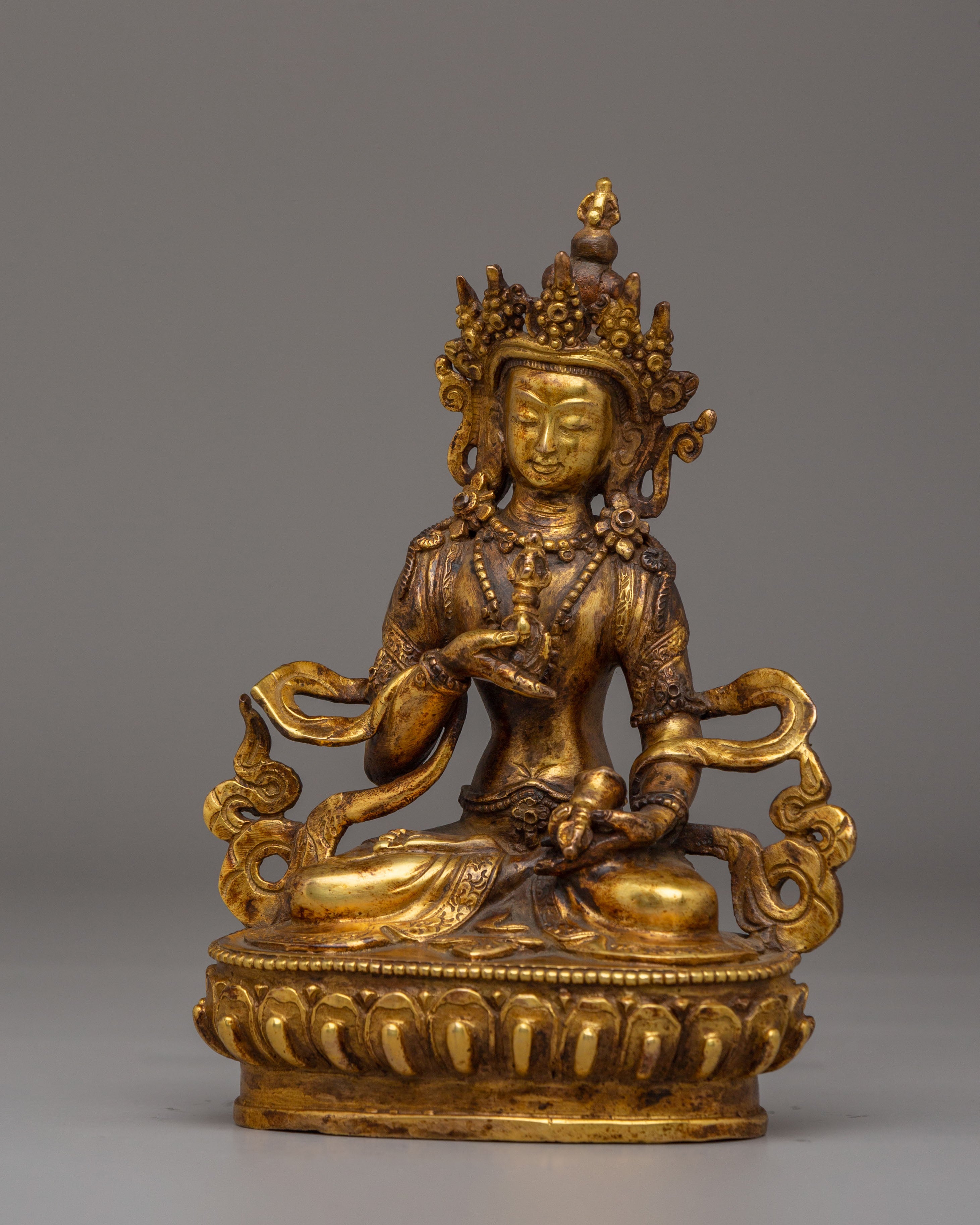 Handmade Vajrasattva Deity Statue | Symbol of Purification and Spiritual Transformation