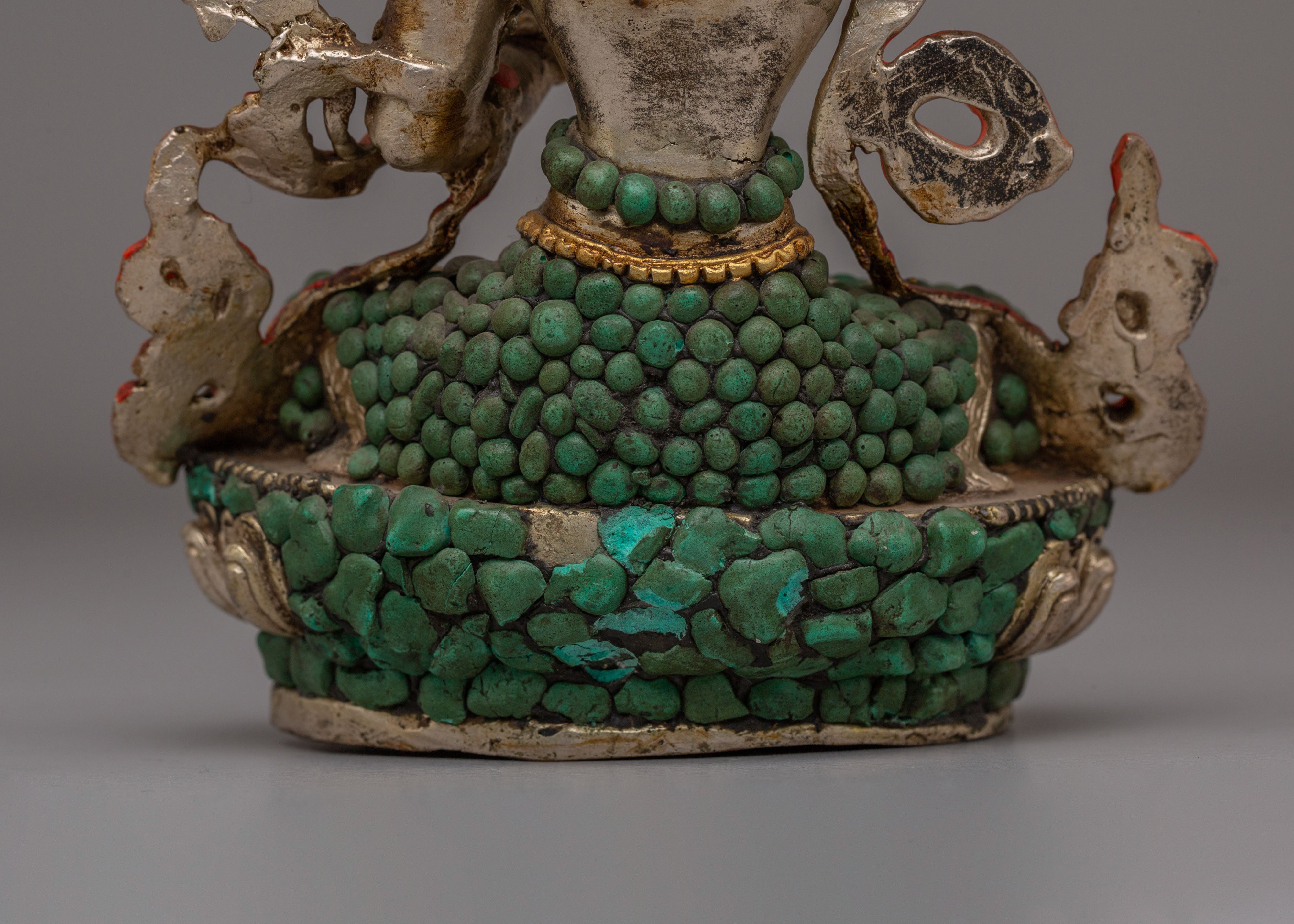 Sacred Handmade Manjushri Statue | Traditional Buddhist Artwork