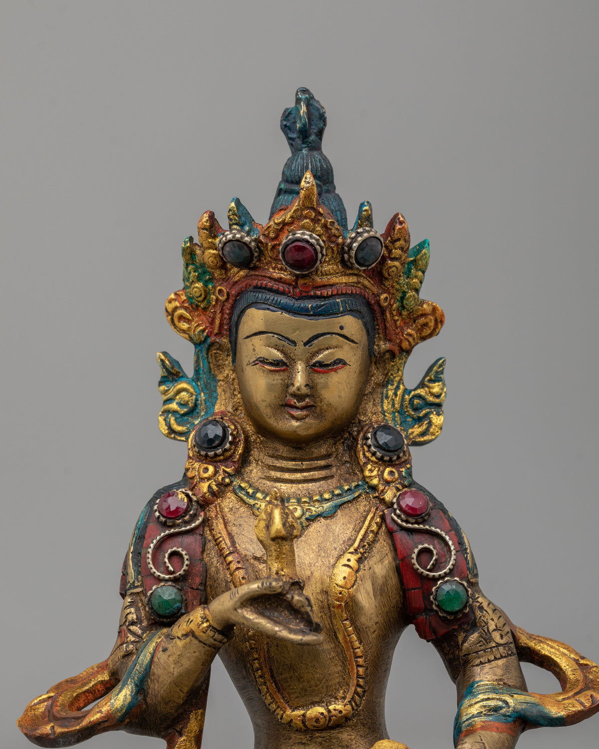 Traditional Vajrasattva Purification Statue | Tibetan Buddhist Artwork