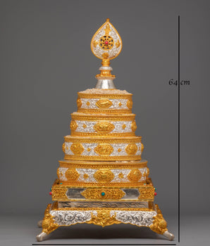 Tibetan Ritual Mandala | Traditional Ritual Offering Mandala Set