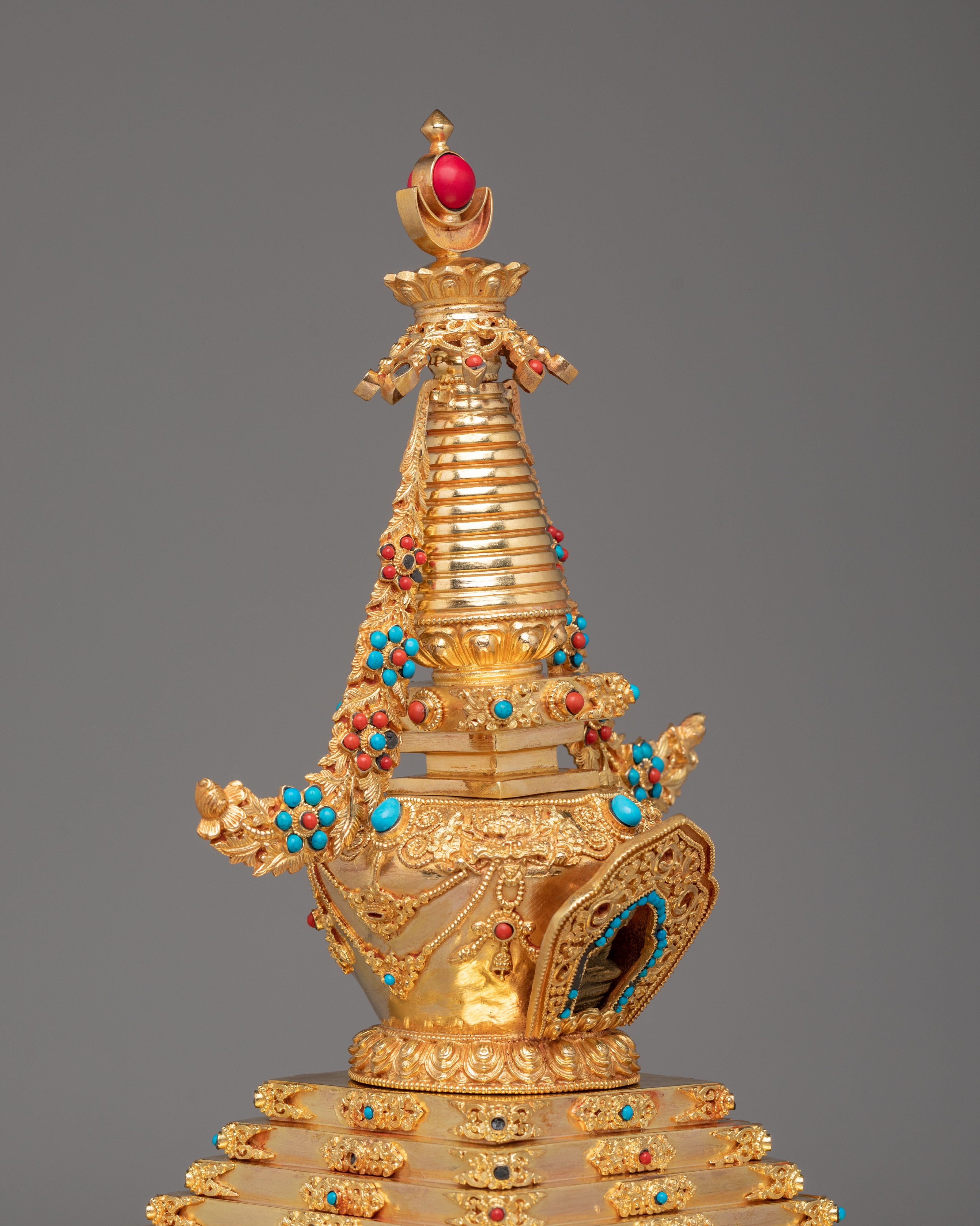 Traditional Jangchub Stupa | Tibetan Buddhist Shrine Decor