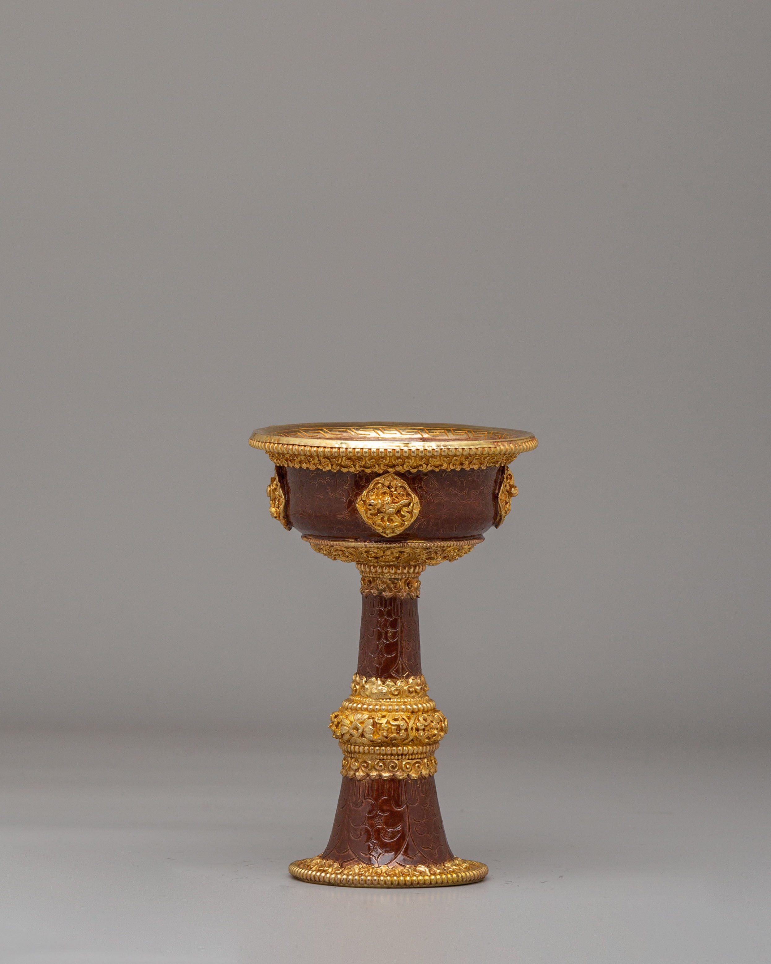 Tibetan Serkyem Set for Ritual Use | Buddhist Offering Bowl