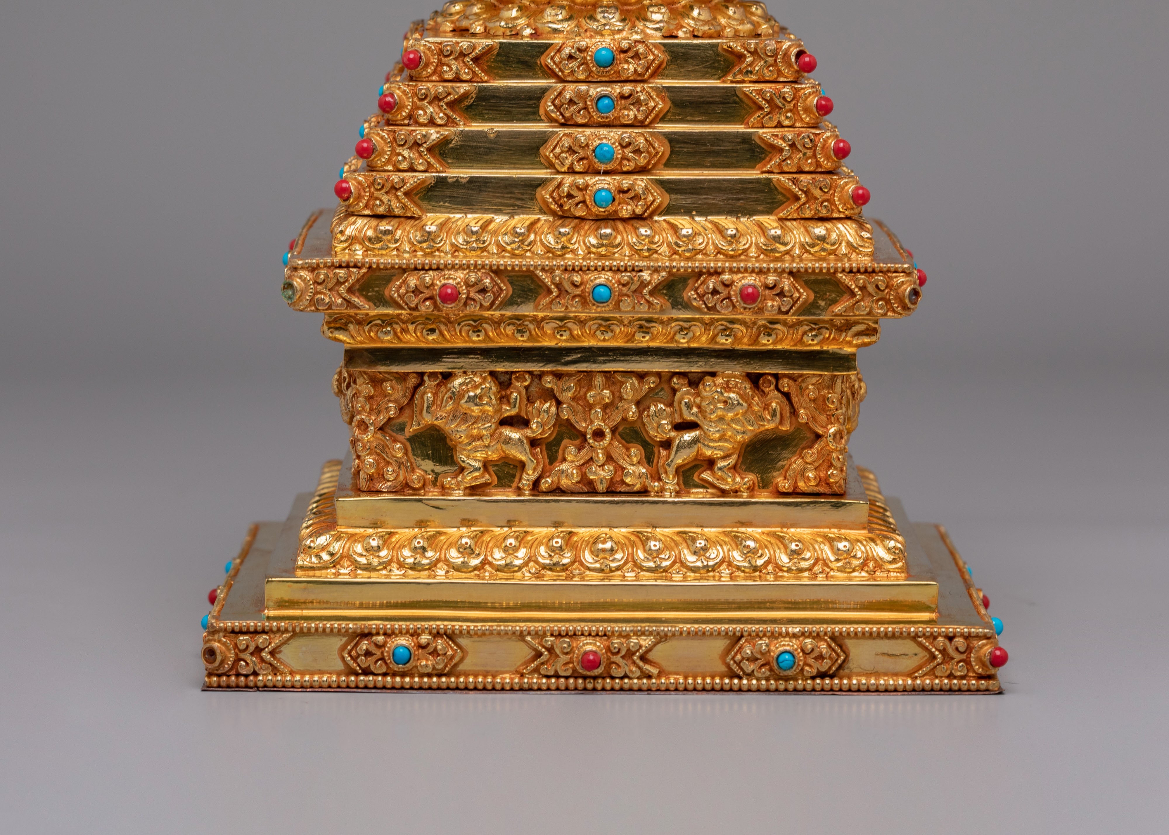 Handmade Enlightenment Ritual Stupa | Meditation Altar Decor