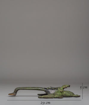 Buddhist Door Handle | Handcrafted Brass Art for Home Decor