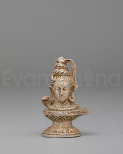 Shiva Linga With Head Design