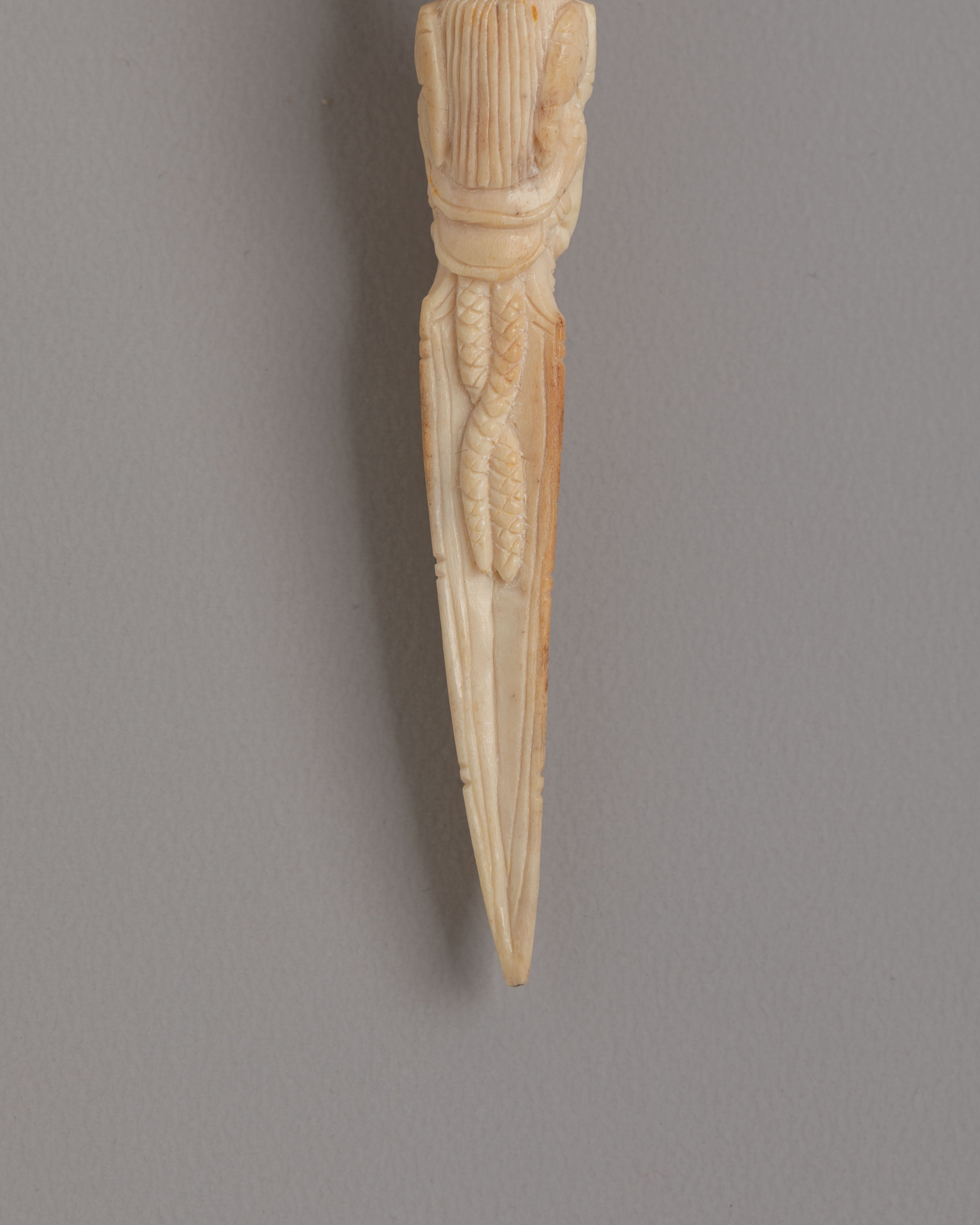 Himalayan Bone Ritual Dagger | Sacred Hand Carved Phurba