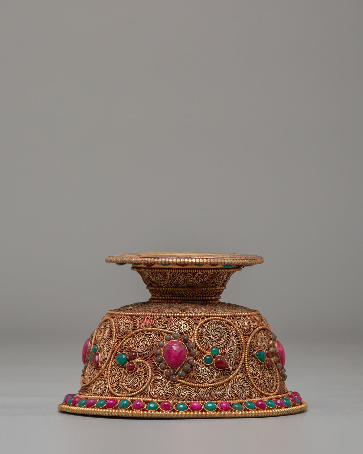 Tibetan Altar Offering Bowl Set | Traditional Ritual Bowls for Ceremonies