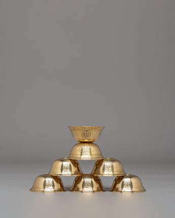 Vajrayana Ritual Offering Bowl Set
