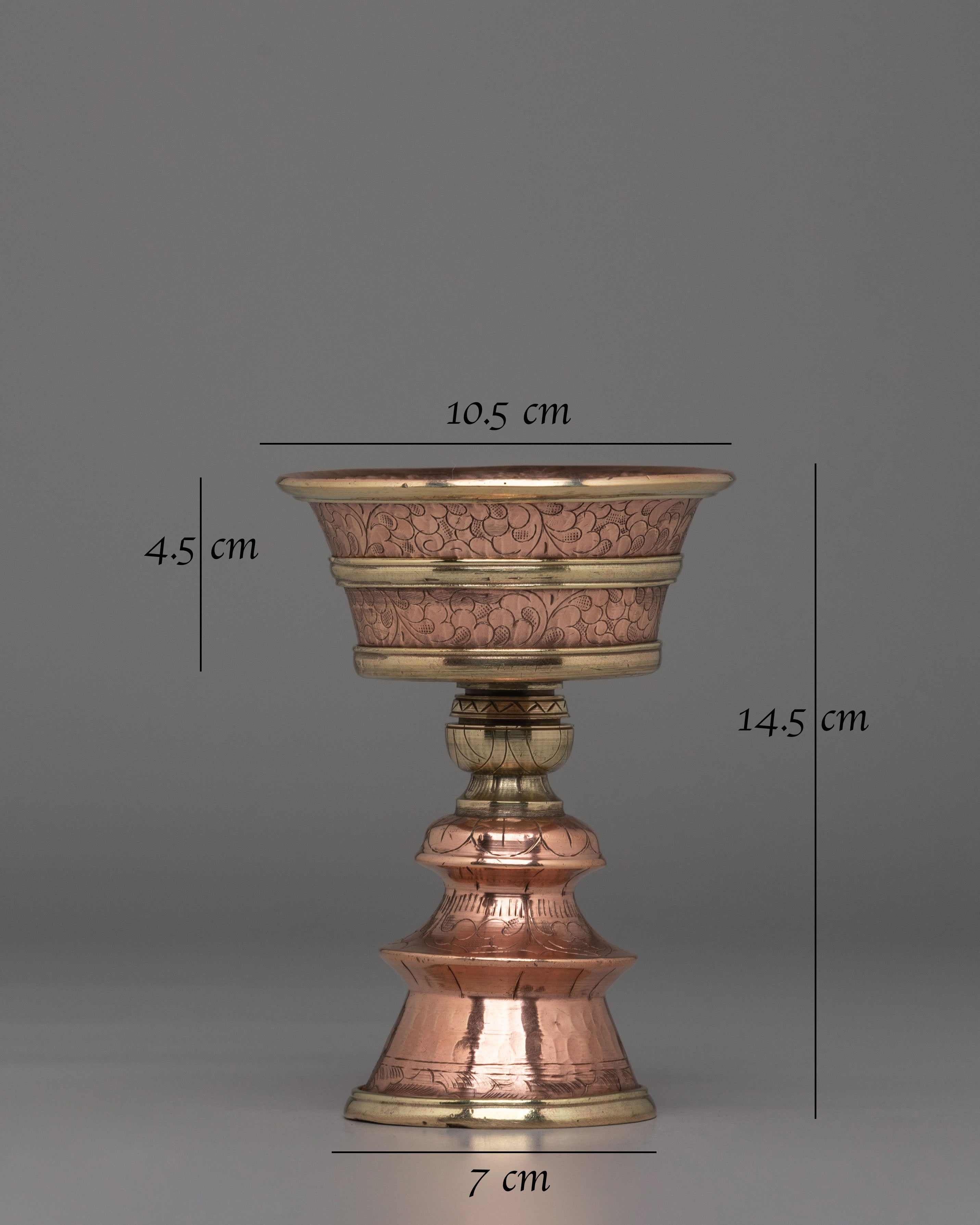 Traditional Altar Butter Lamp | Buddhist Shrine