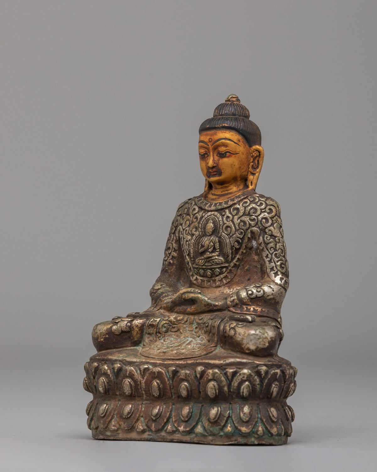 Amitabha Buddha of Infinite Light Statue | Antique Finish Buddhist Art