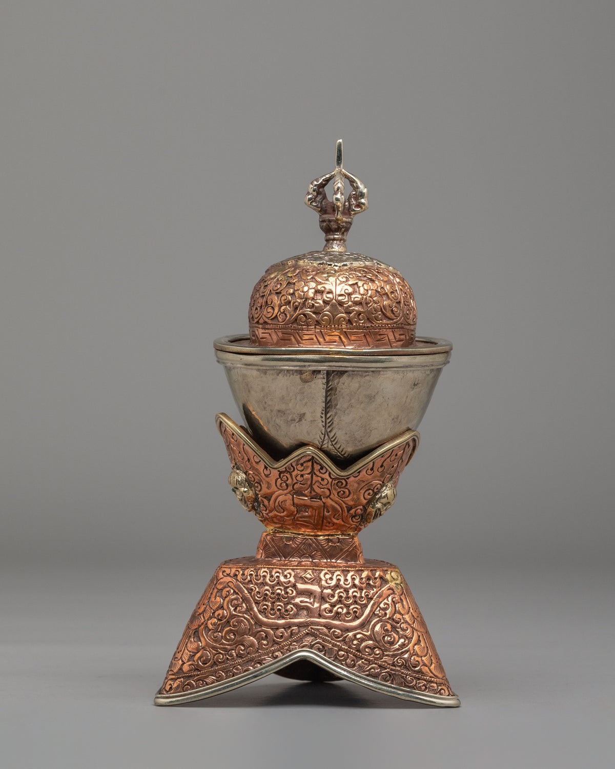 Sacred Kapala Set for Tantric Rituals | Ritual Vessels for Spiritual Practice