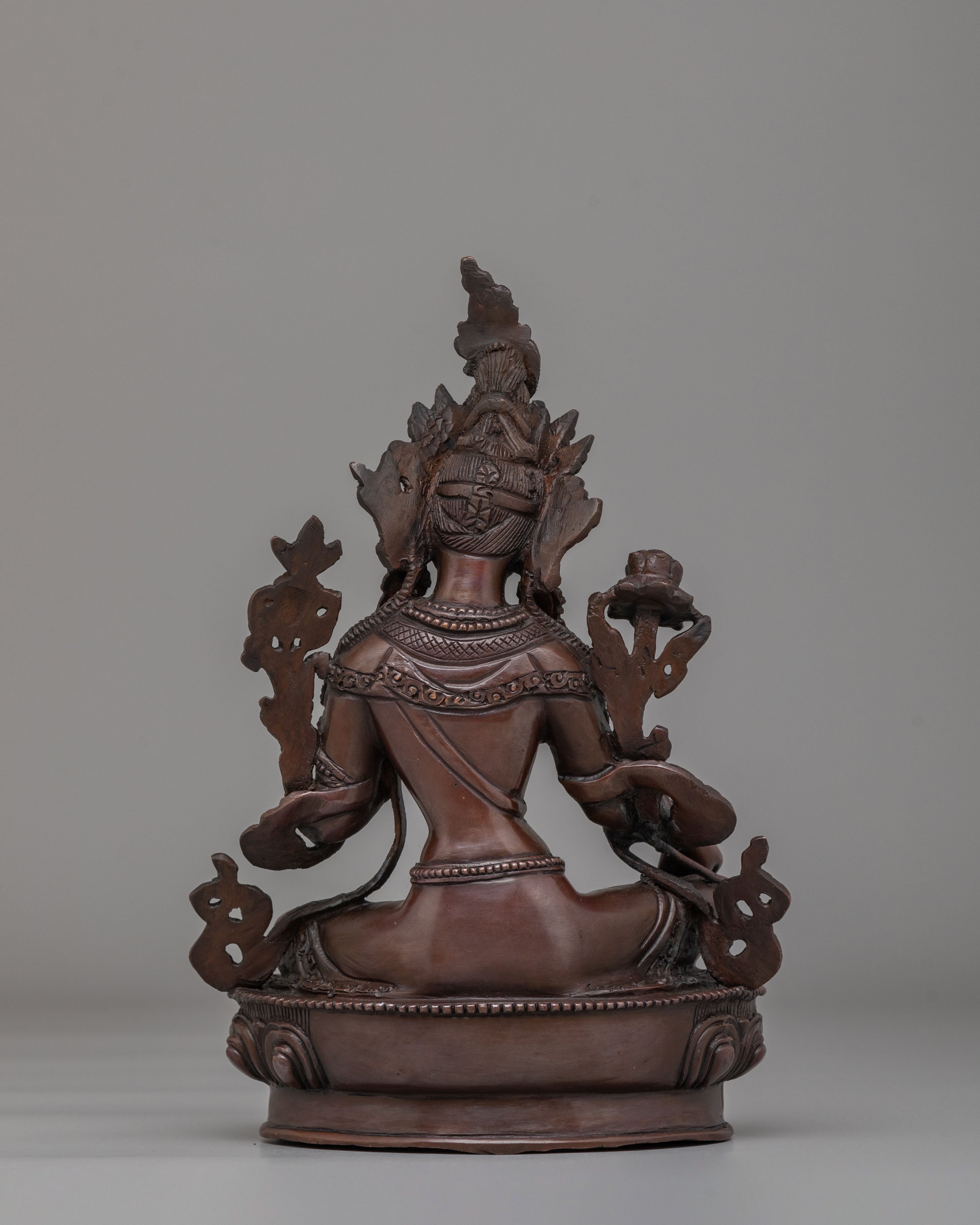 Sacred Green Tara Altar Statue | Compassionate Goddess Figurine