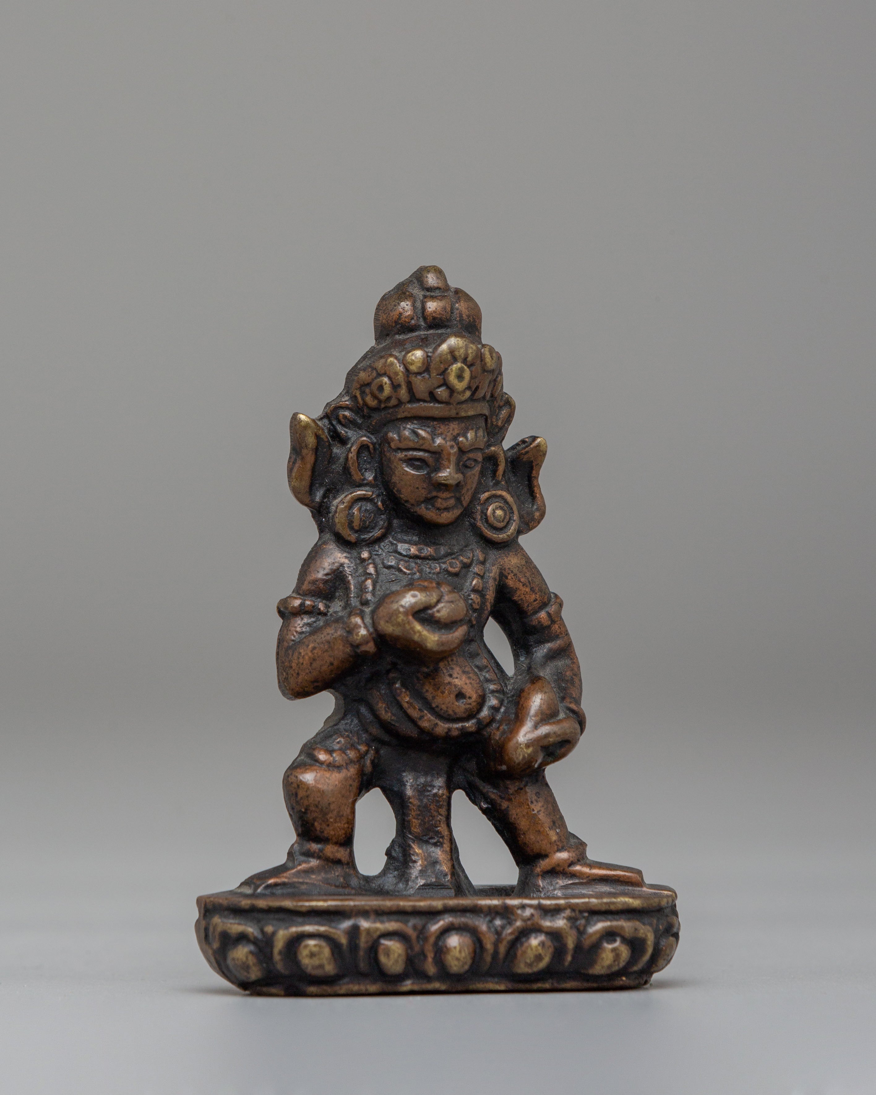 Black Dzambhala Deity Statue | The Fierce Protector of Wealth