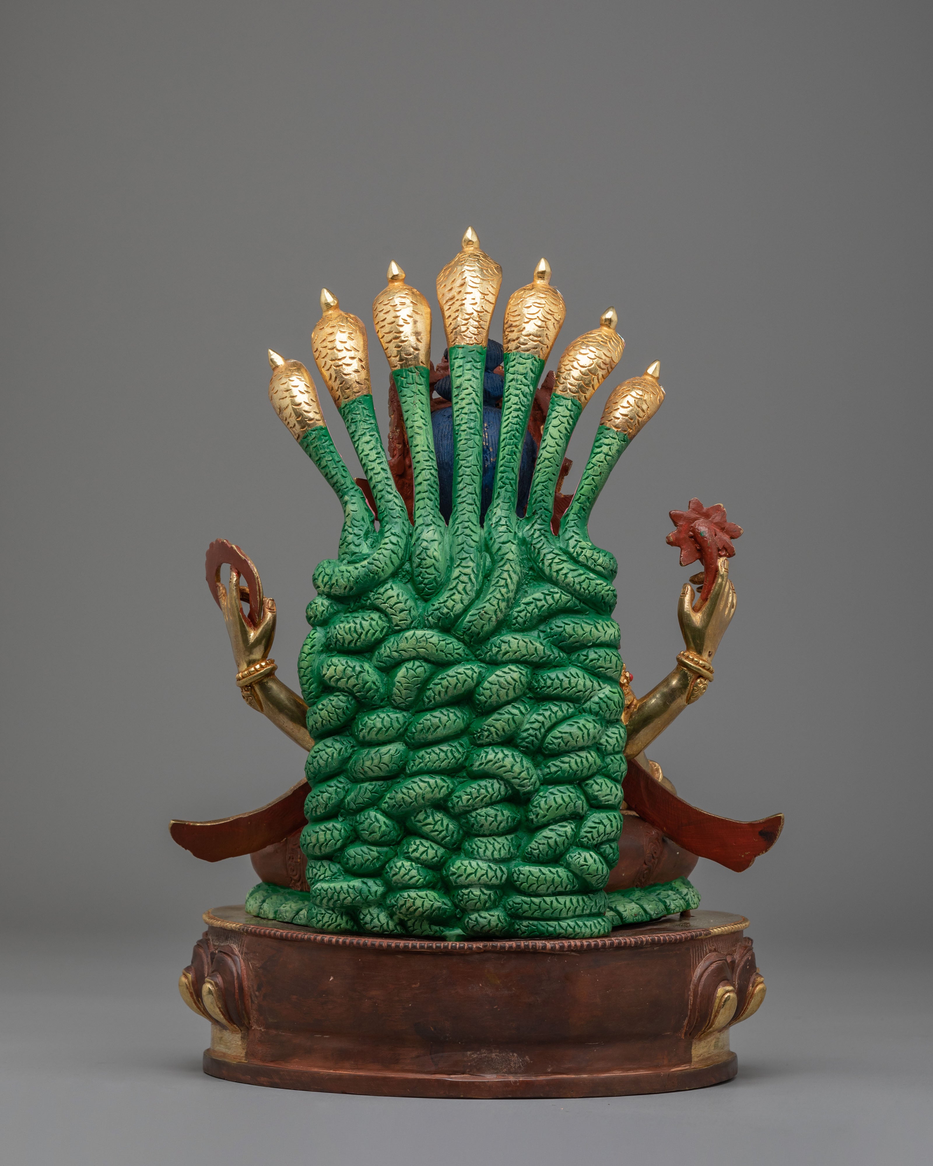 Traditional Bishnu Altar Statue | Spiritual Home Decor