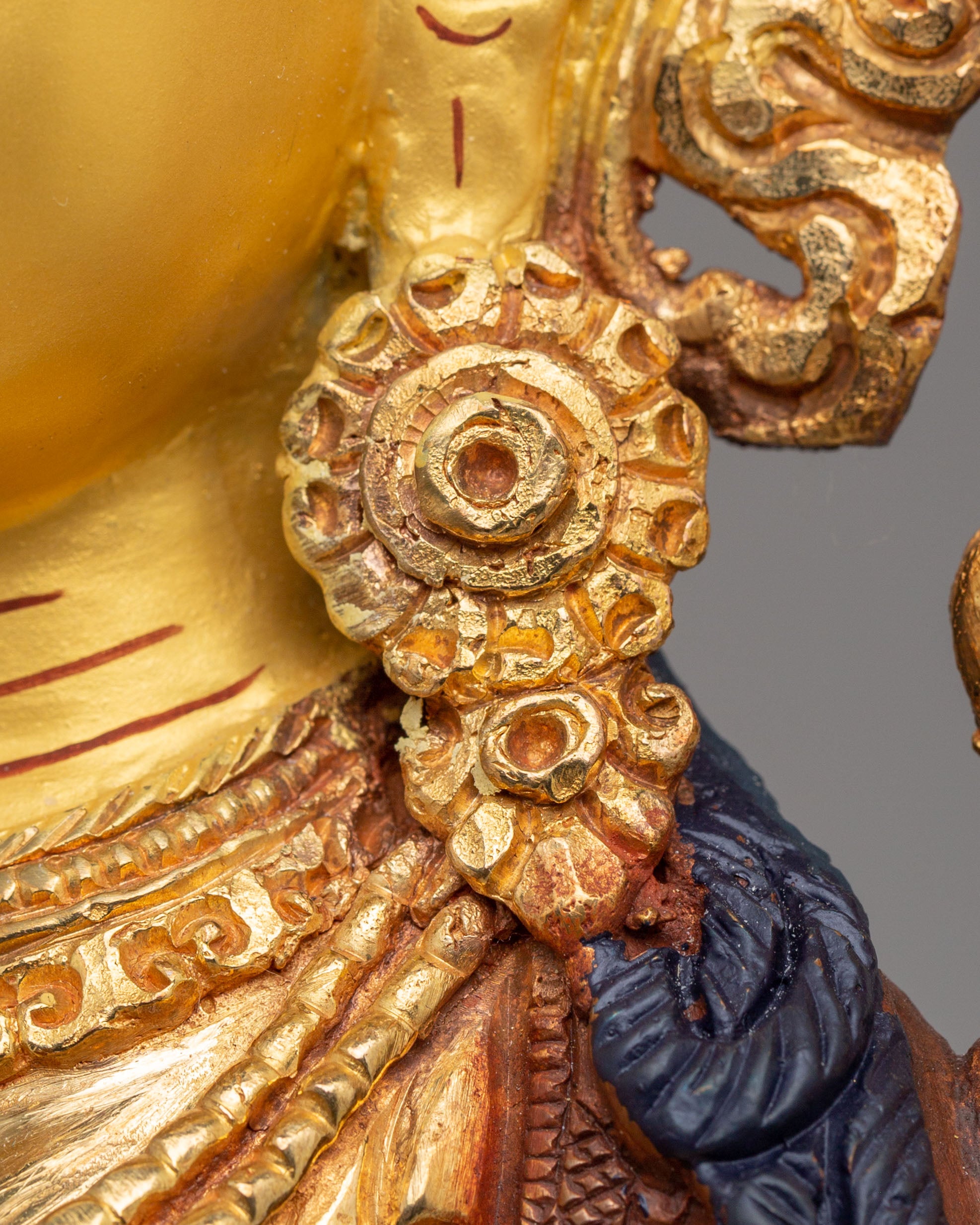 Spiritual Green Tara Protection Figure | Tibetan Statue for Meditation