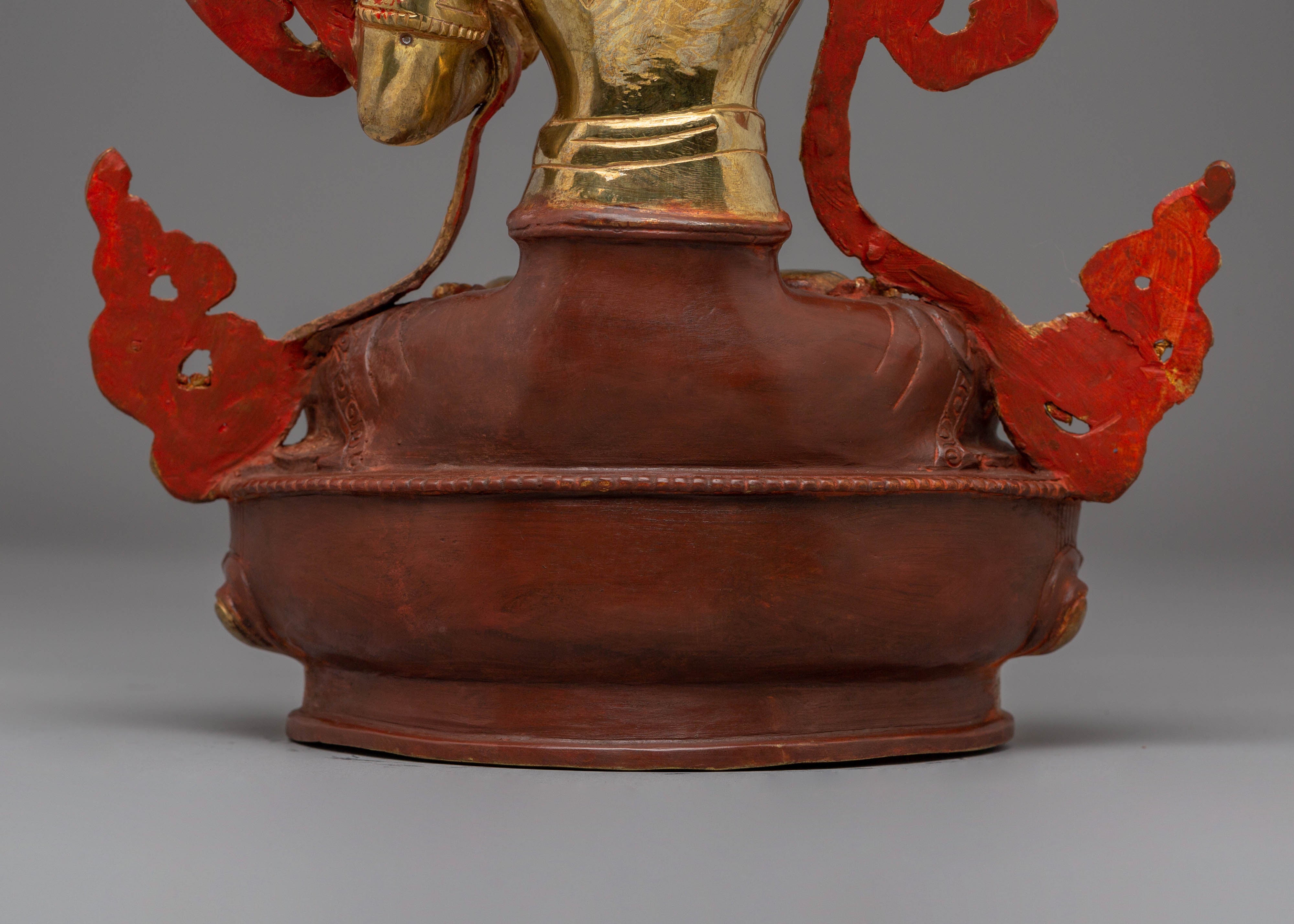 Wisdom Deity Manjushri Handmade Statue | Tibetan Himalayan Artwork
