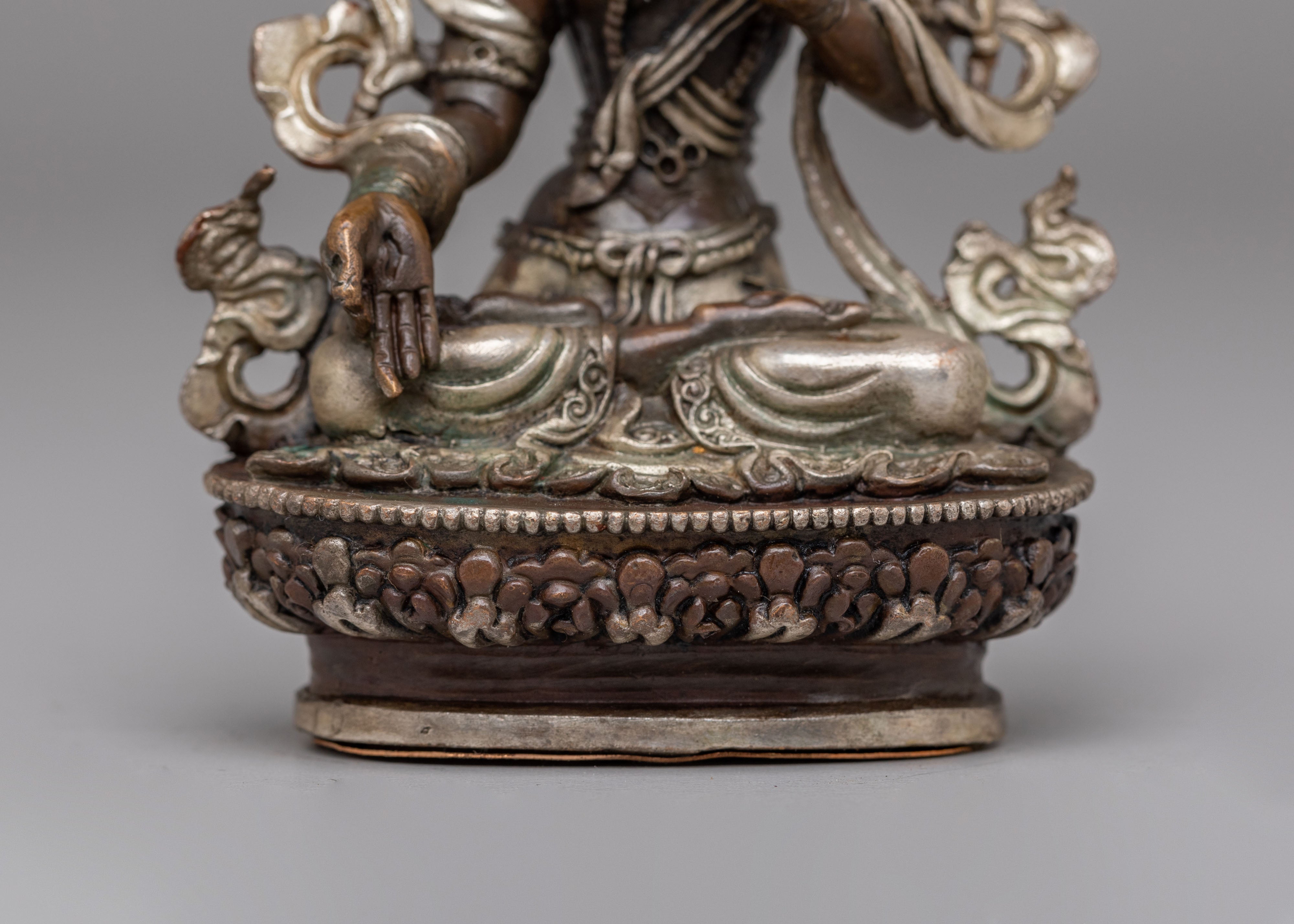 White Tara Compassion Deity Tibetan Statue | Handcrafted Spiritual Decor