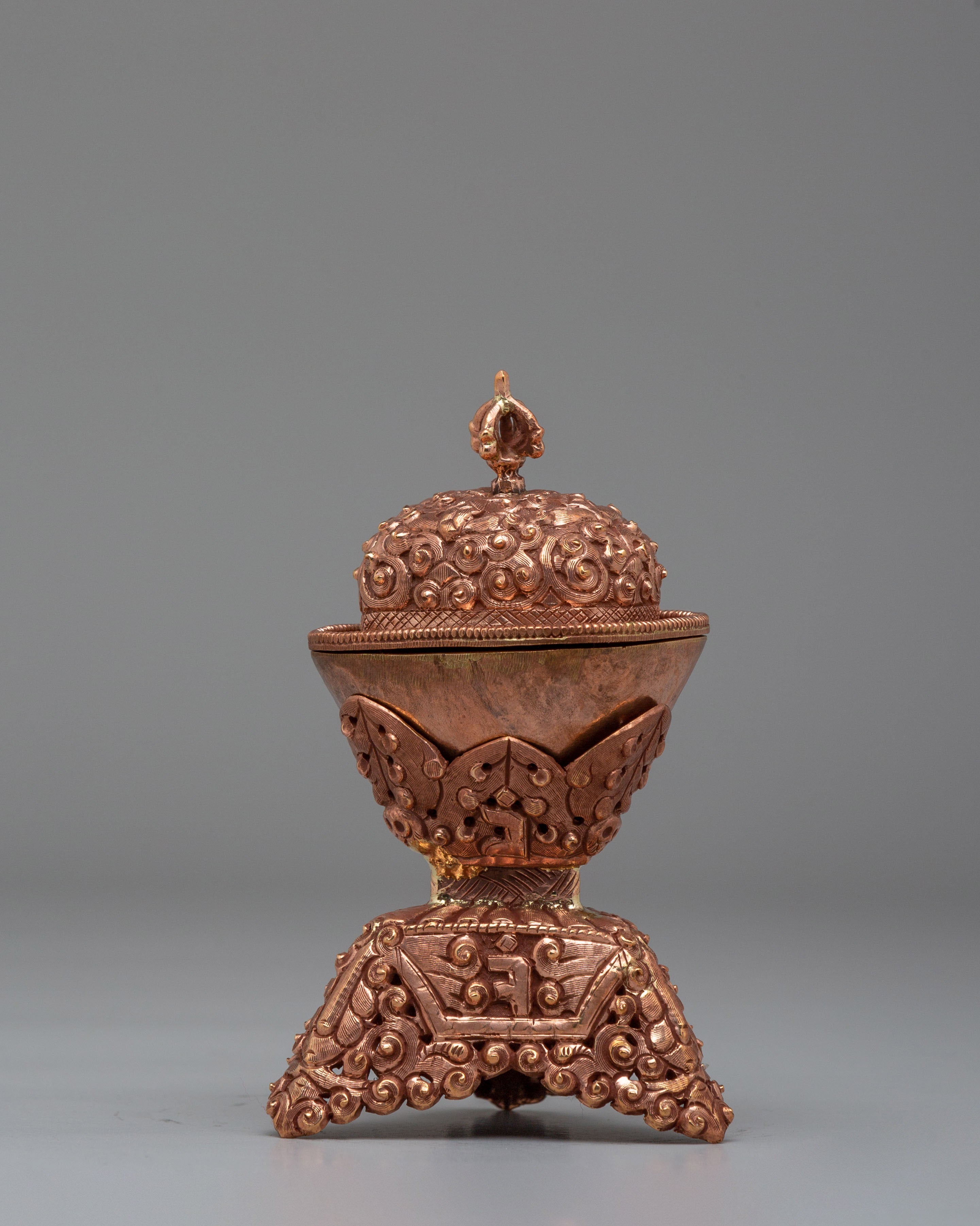 Himalayan Kapala Offering Vessel | Ritual Vessel for Spiritual Ceremonies