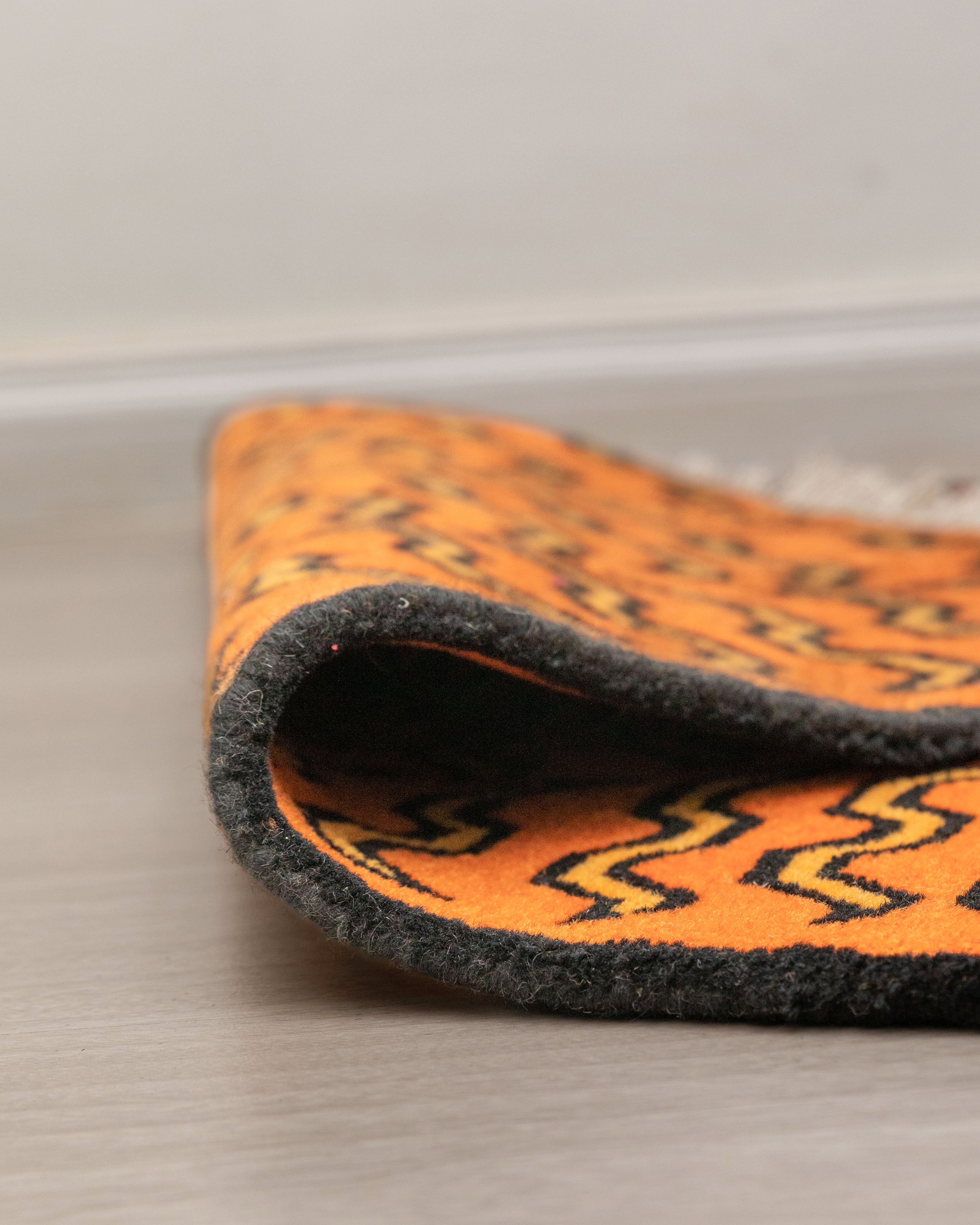Handcrafted Tibetan Rug | Himalayan Wool Floor Runner