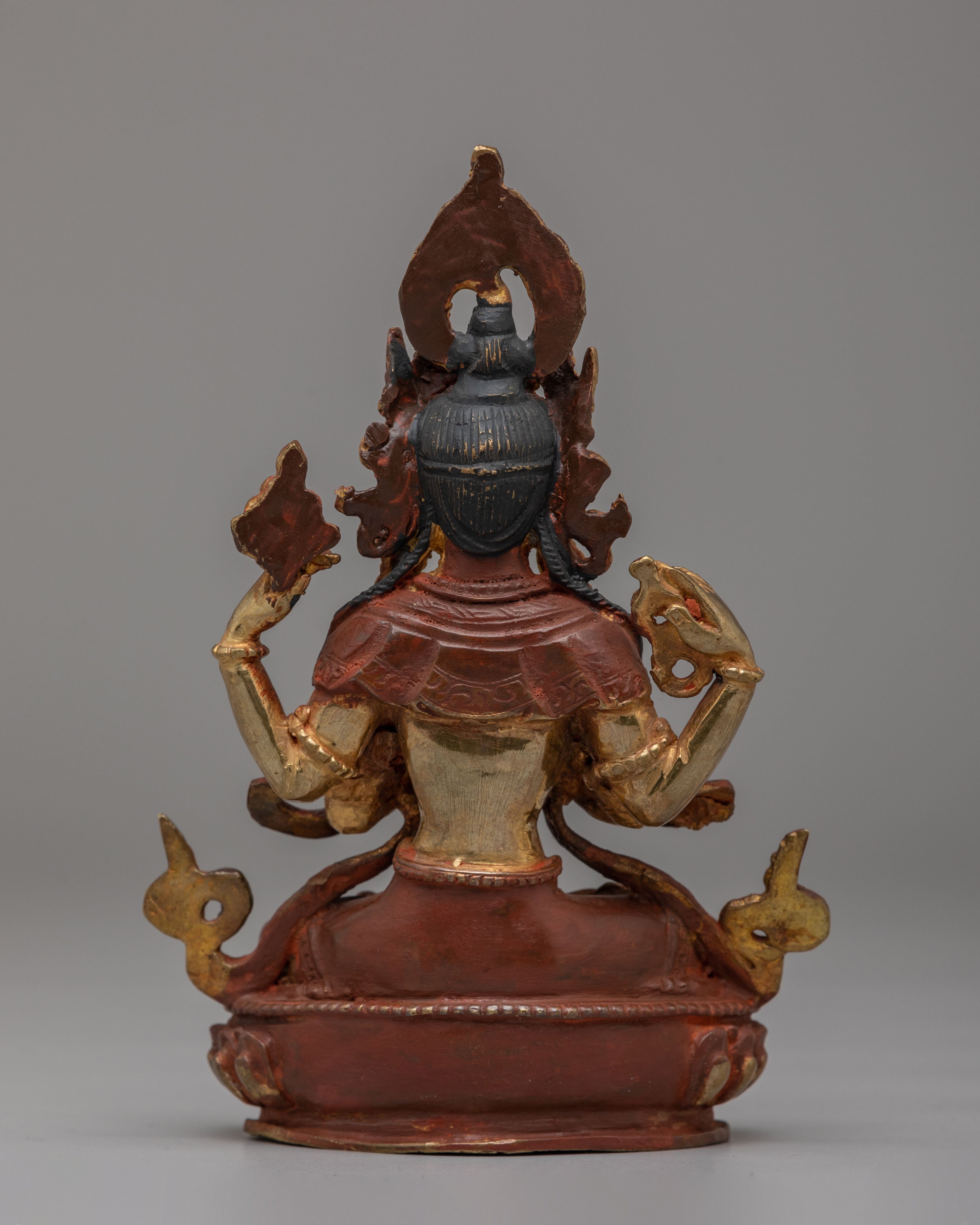 Chenrezig Statue for Compassion | Handcrafted Tibetan Avalokiteshvara Sculpture