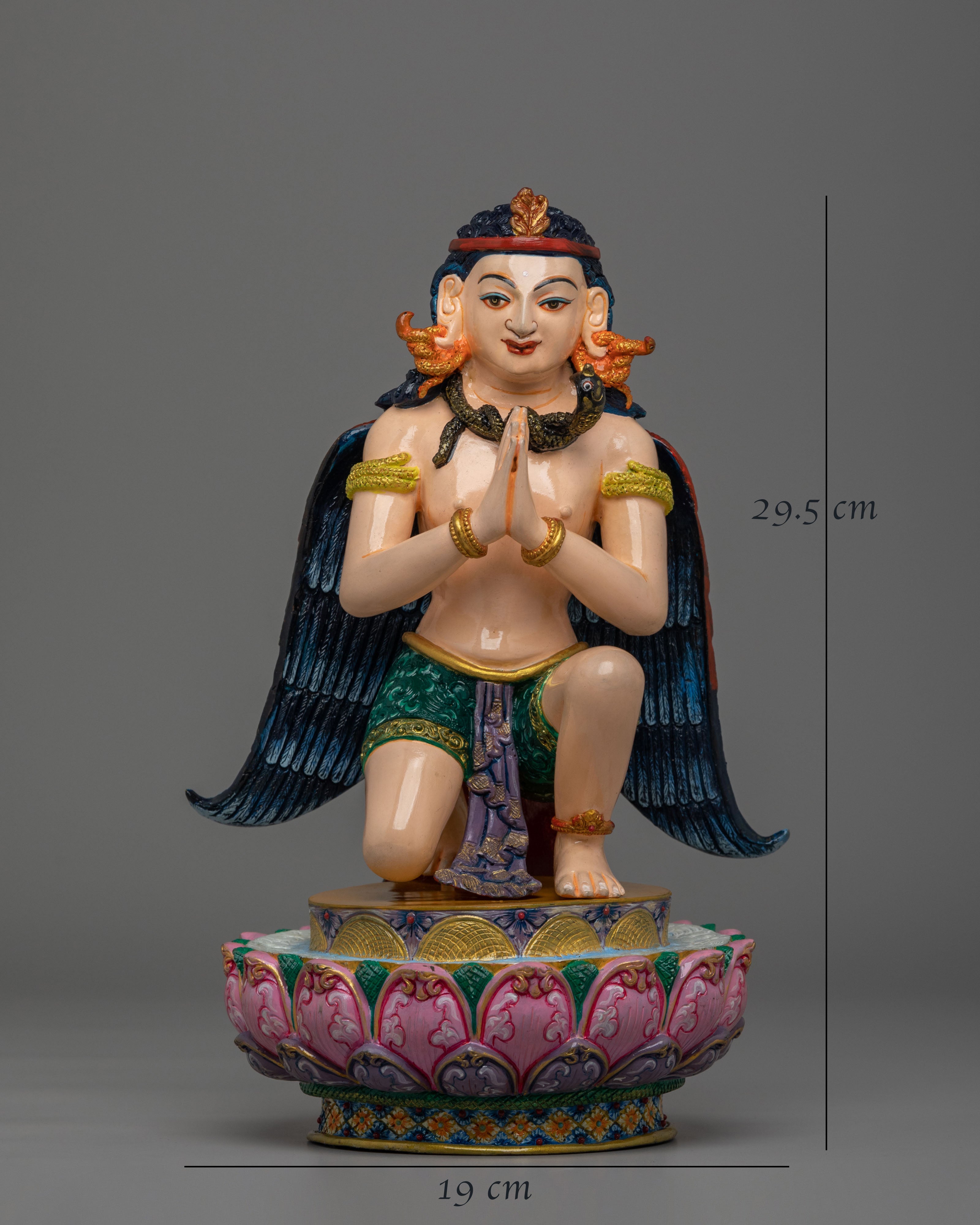 Traditional Garuda Statue | Handcrafted Guardian Deity Sculpture