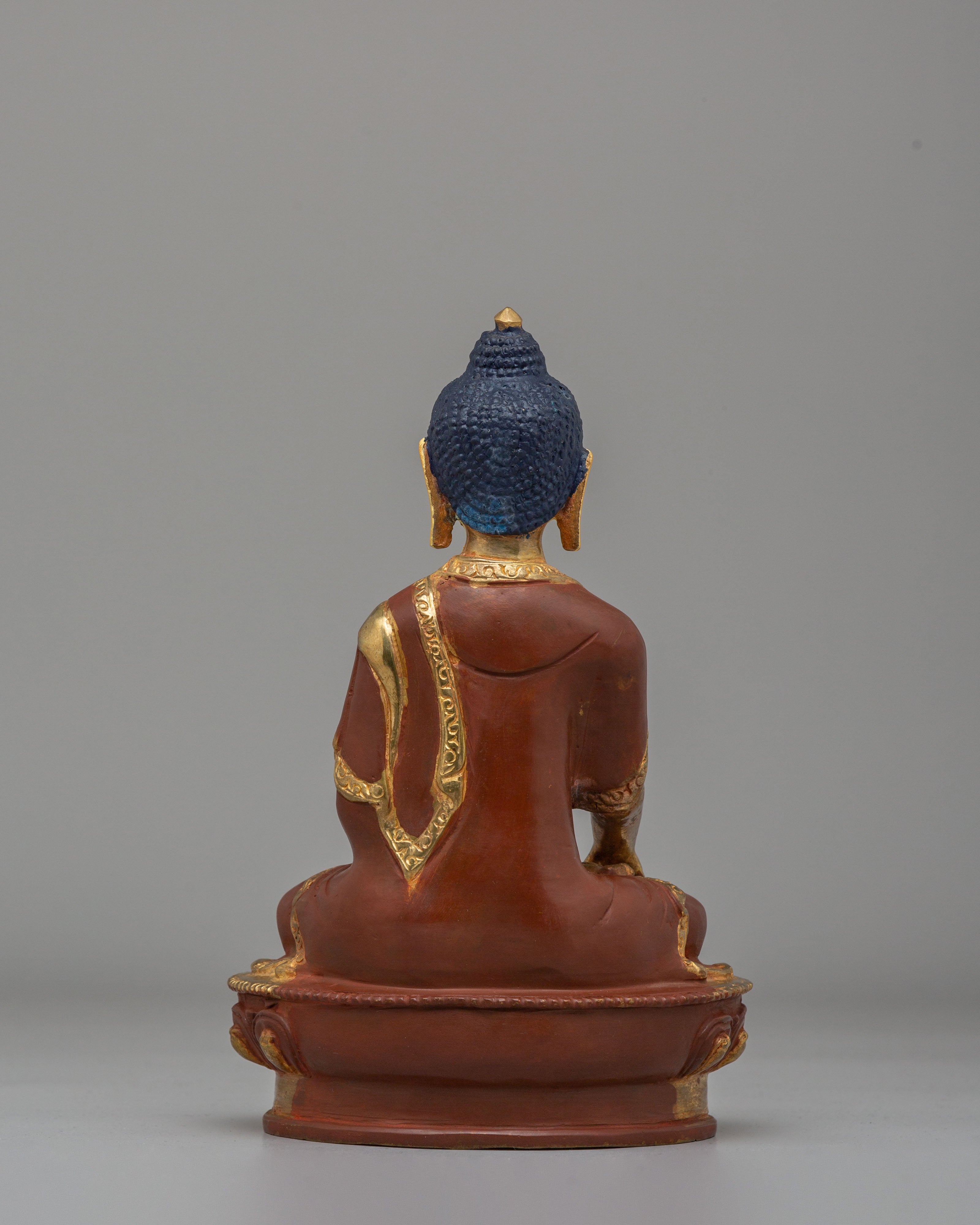 Traditional Altar Shakyamuni Buddha Statue | Handmade Spiritual Decor