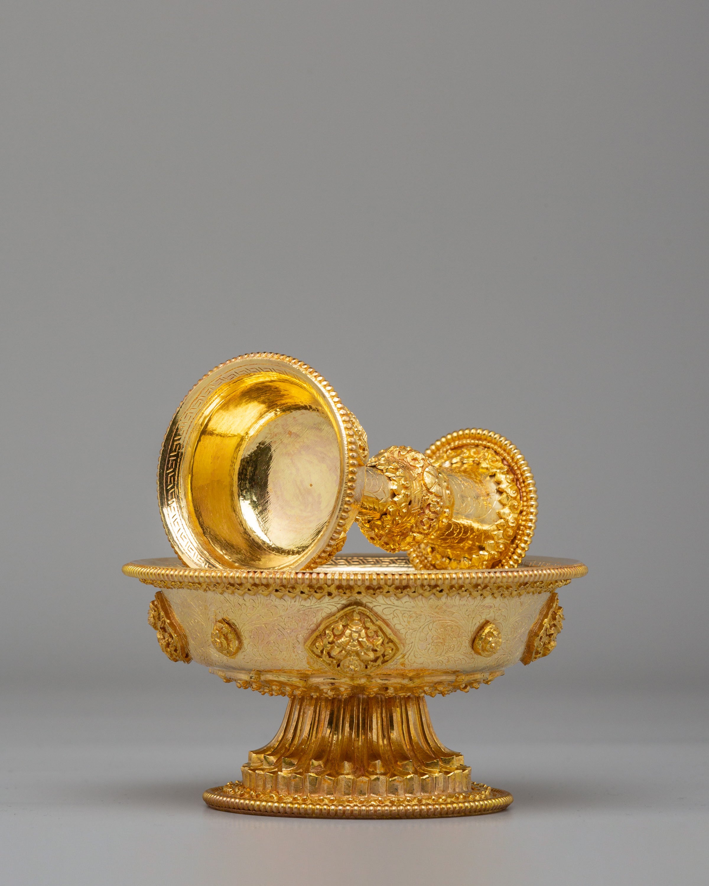 Himalayan Serkyem Set | Sacred Offering Vessels