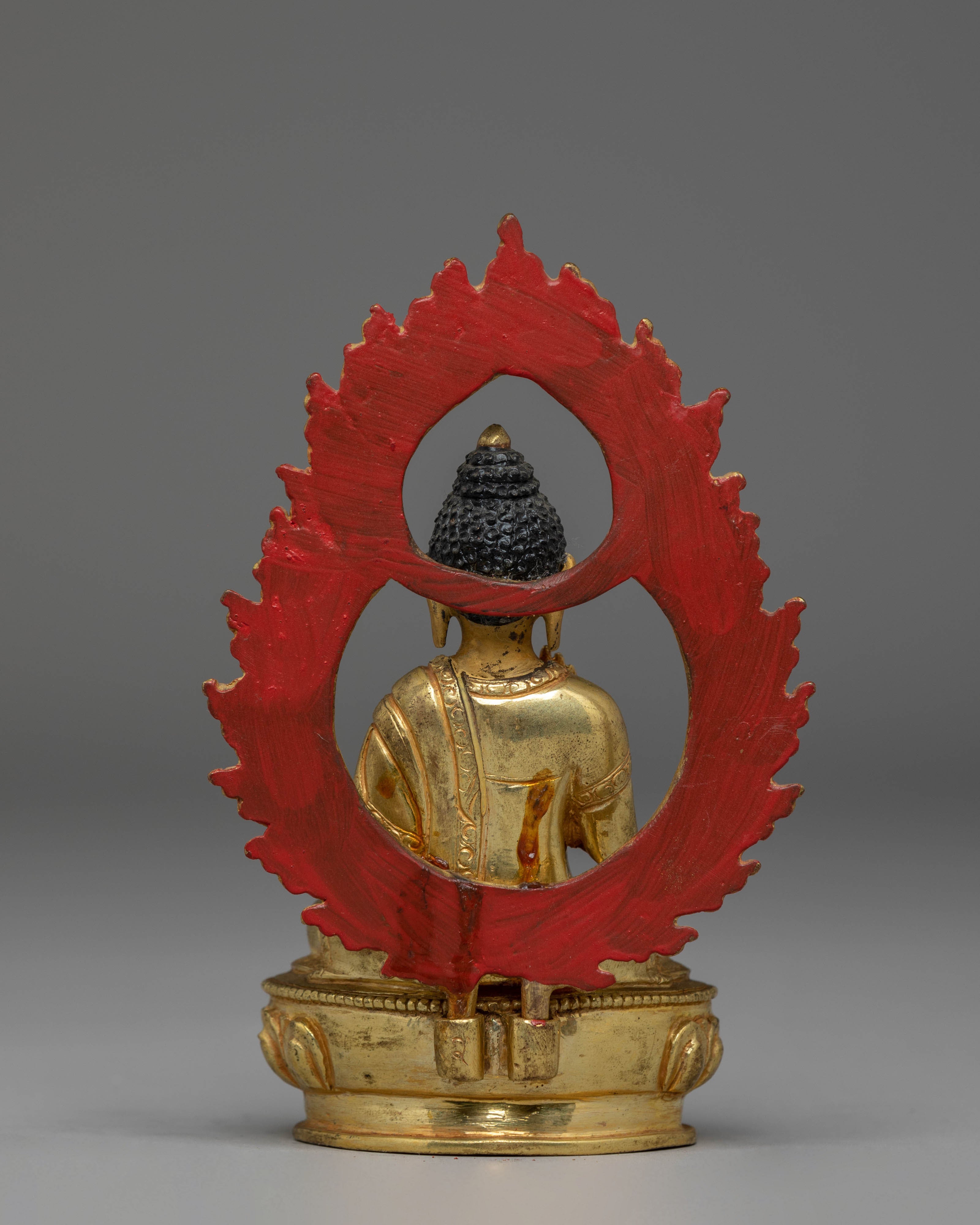 Copper Statue of Amogasiddhi Buddha | The Lord of Karma
