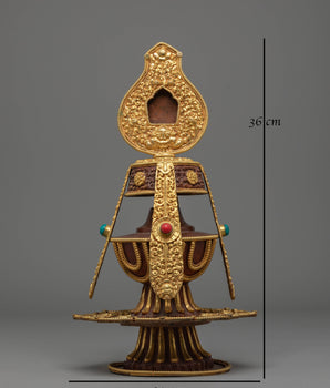 Tibetan Long Life Vase | Symbol of Abundance & Prosperity