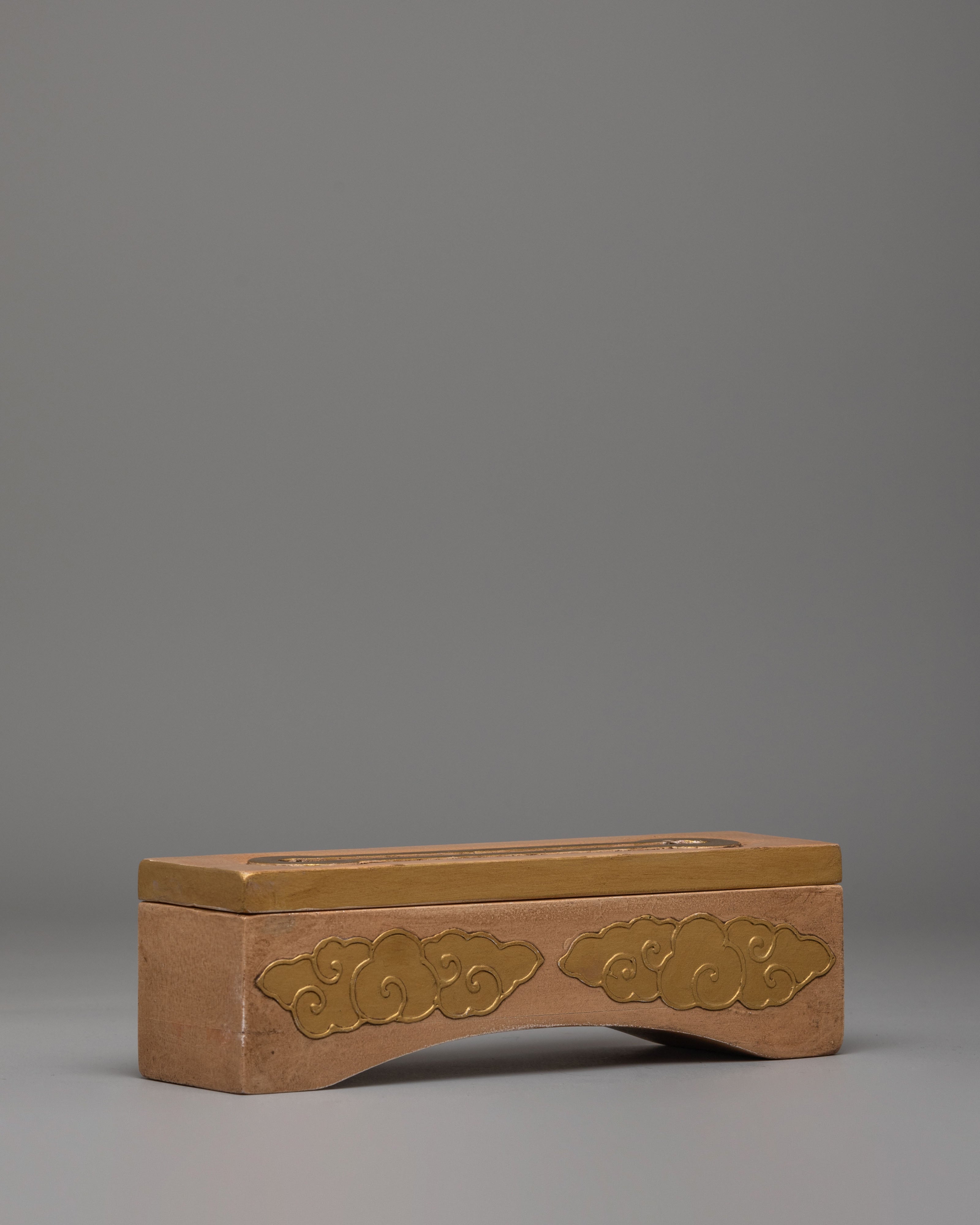 Wooden Ritual Incense Burner | Tibetan Buddhist Incense Box