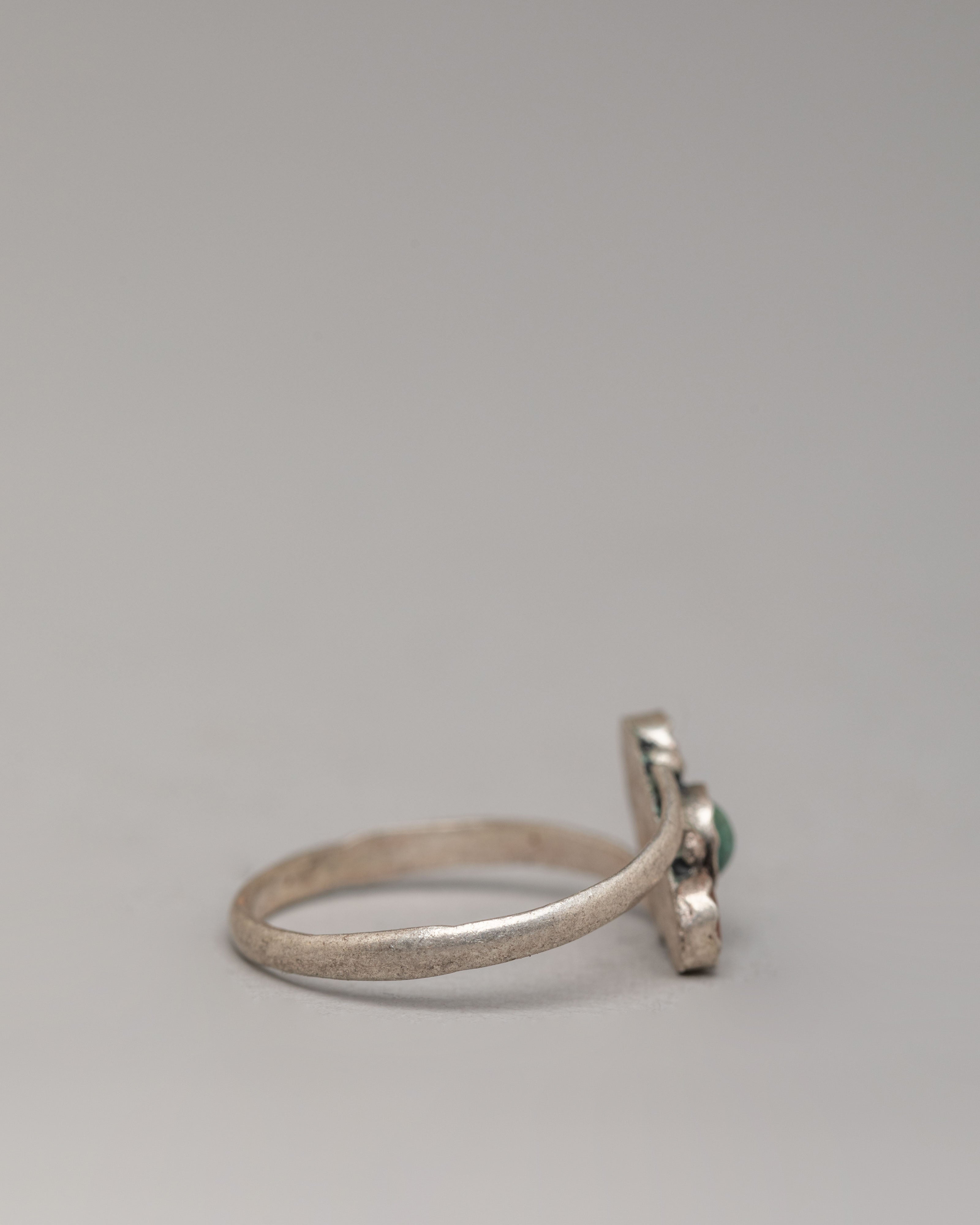 Handcrafted Himalayan Ring | Natural Stone Zircon Jewelry