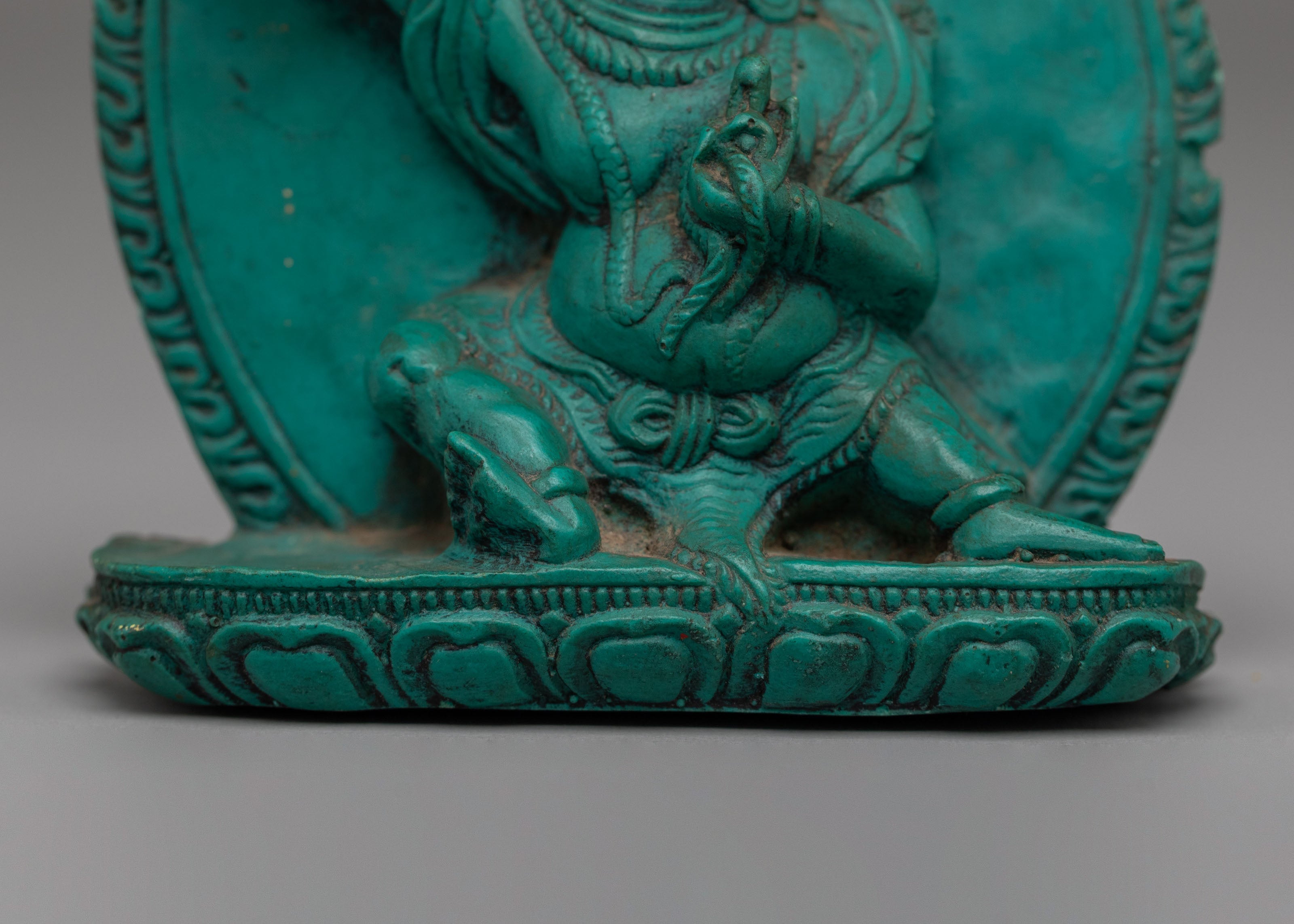 Sacred Vajrapani Ritual Sculpture | Handcrafted Tibetan Artwork