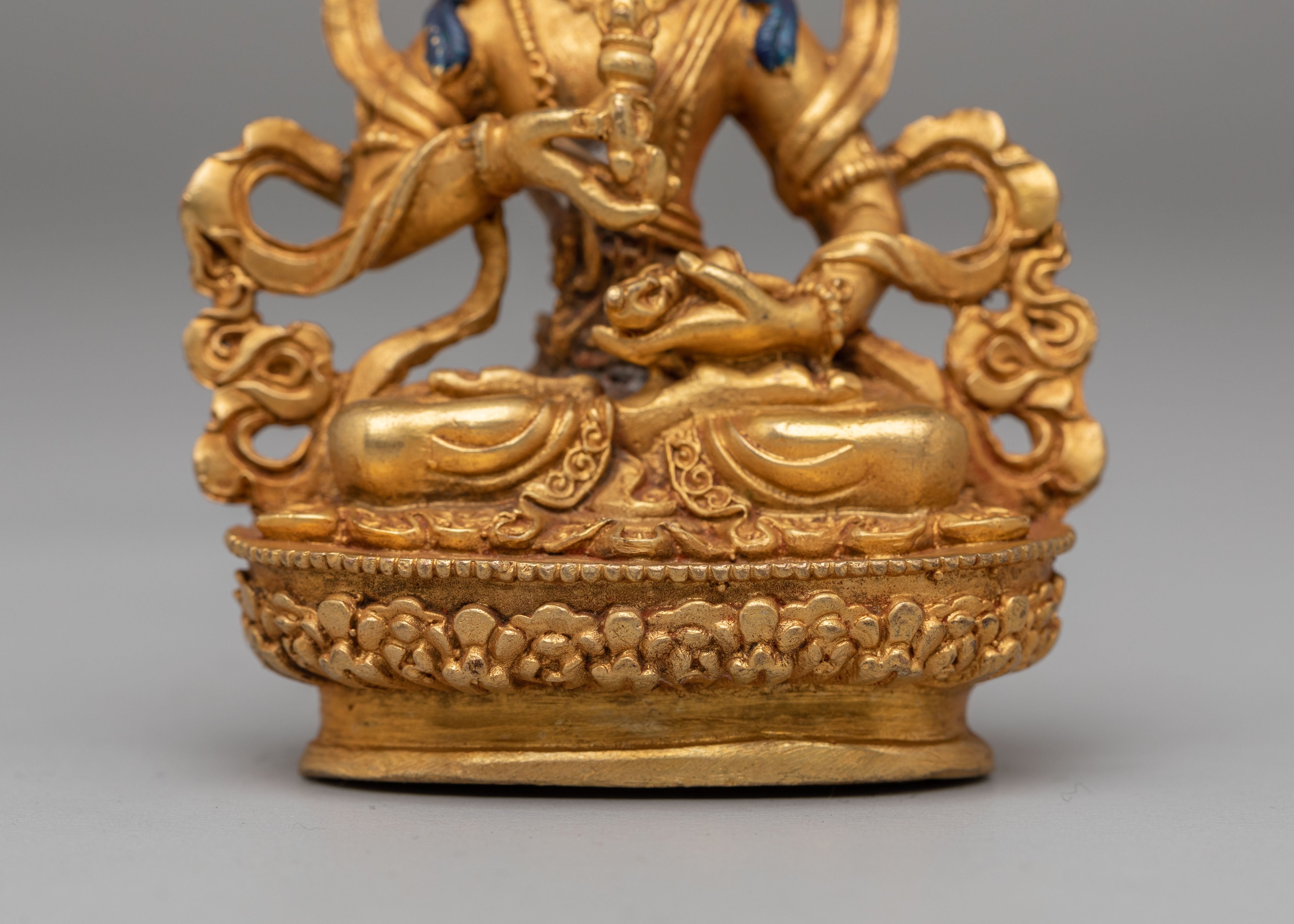 Traditional Vajrasattva Deity Statue | 24K Gold Plated Buddhist Art