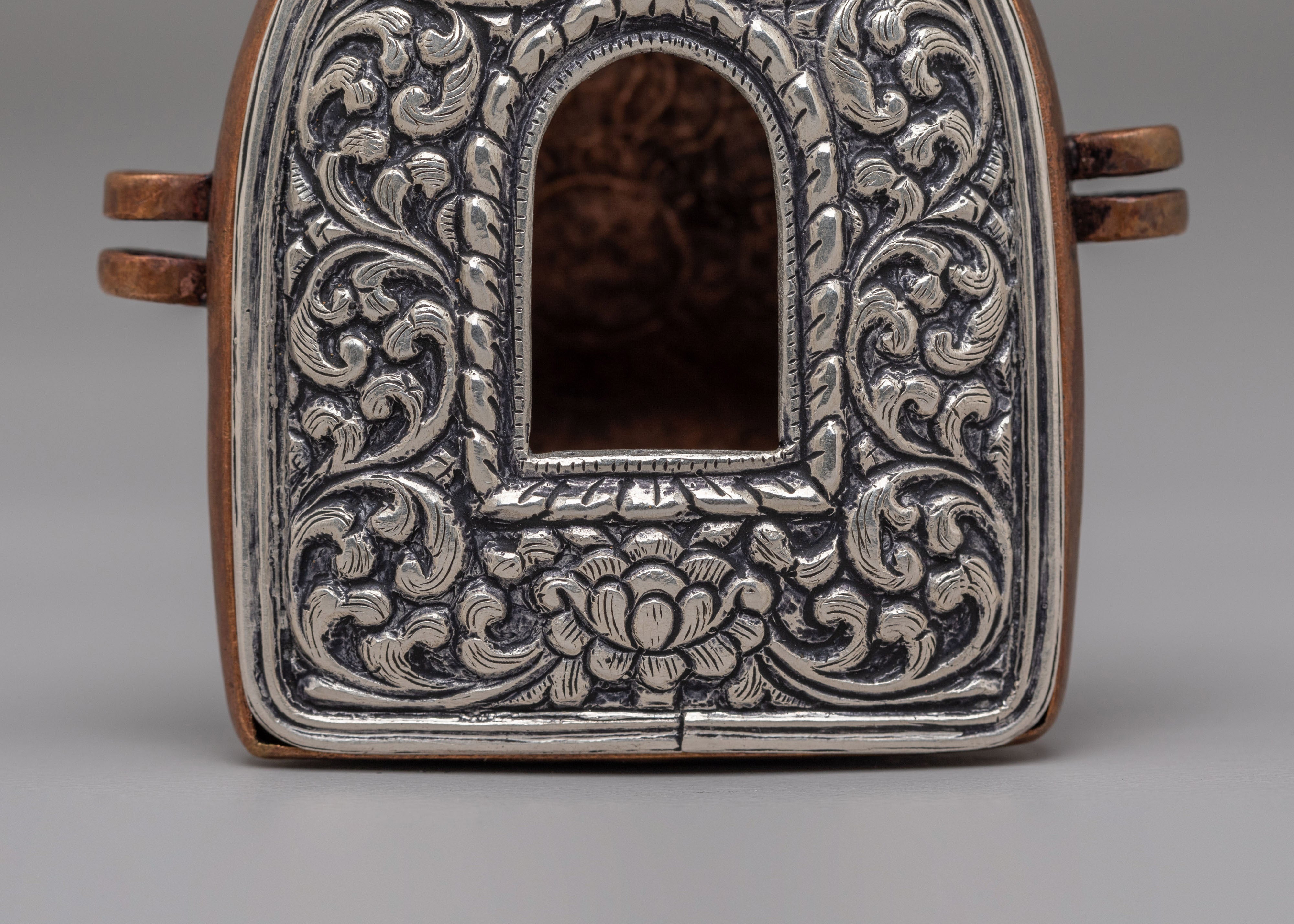Handmade Altar Ghau Box | Prayer Box for Spiritual Protection and Blessings
