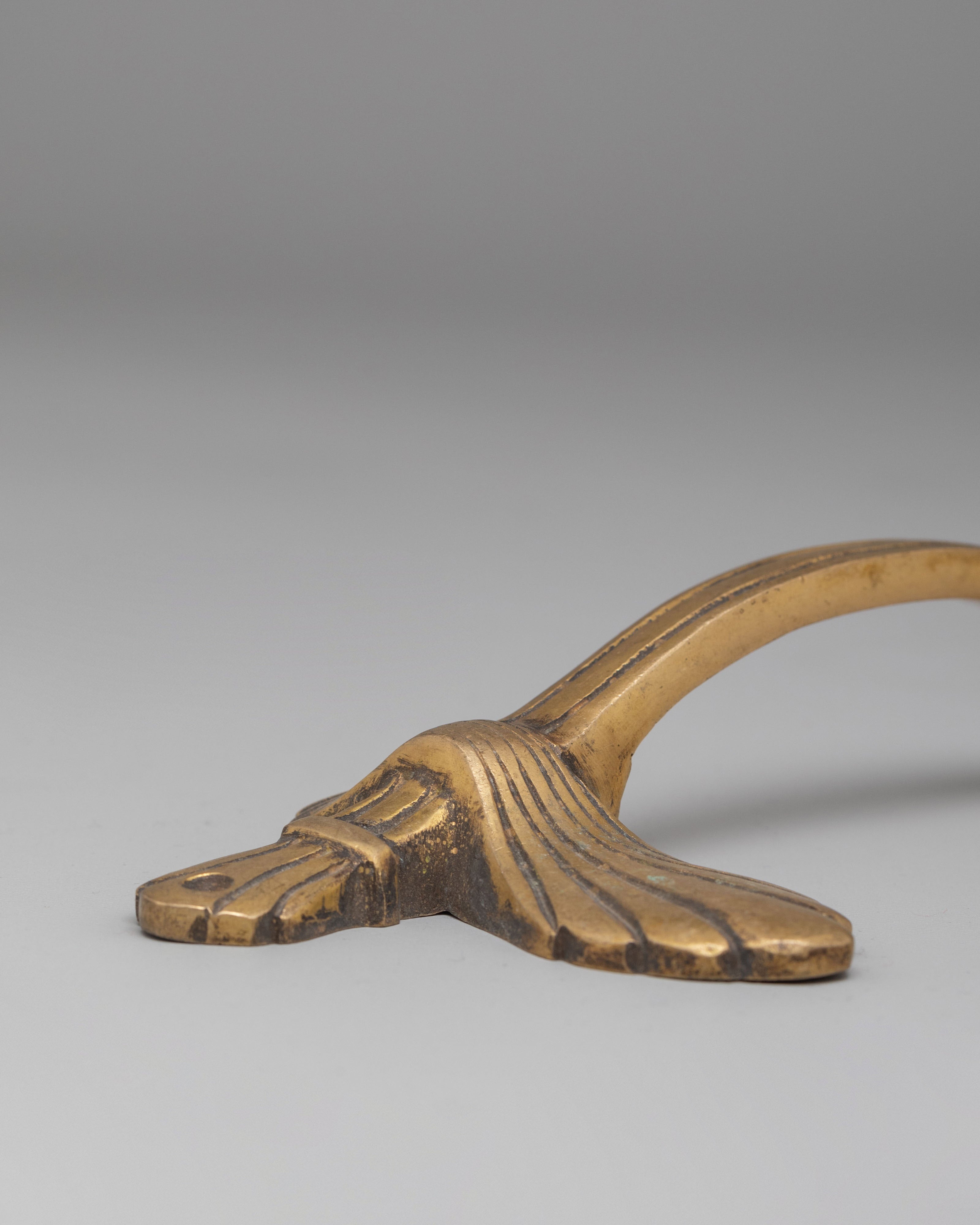 Handcrafted Brass Door Handle Set | Traditional Decorative Door Pulls