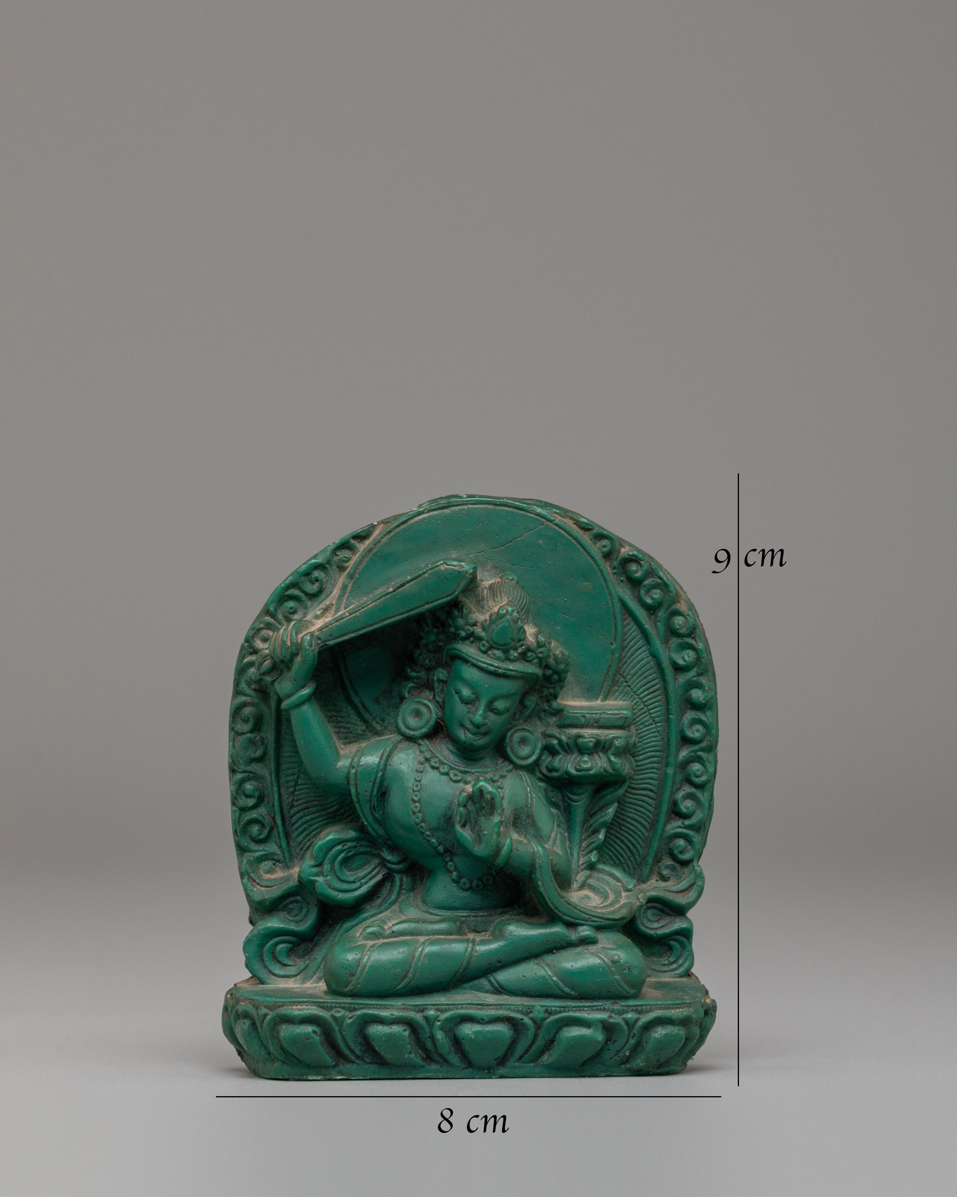 Traditional Manjushri Altar Sculpture | Statue for Wisdom