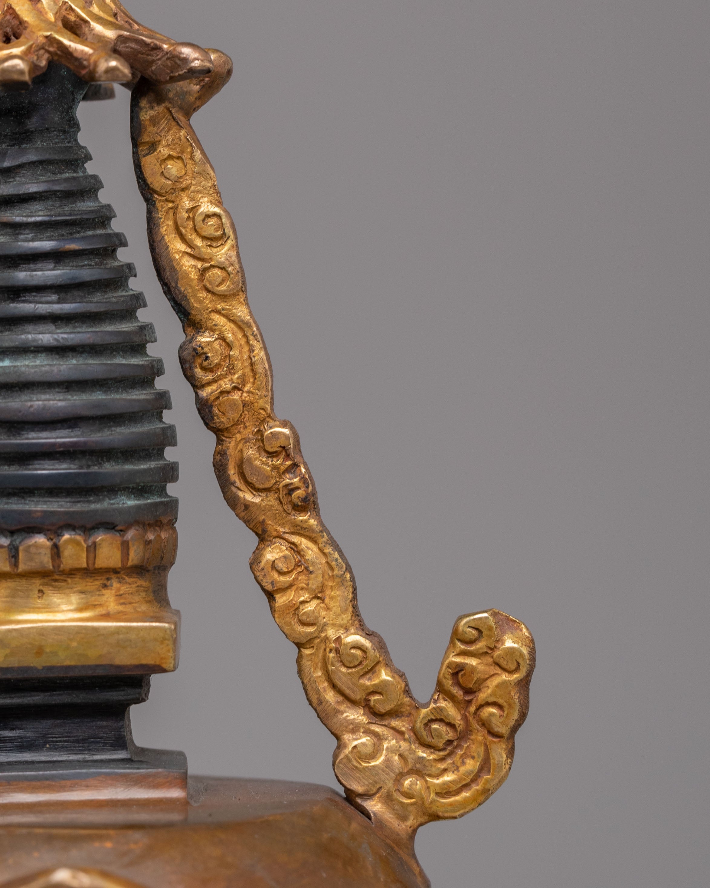 Tibetan Enlightenment Stupa For Altar | Buddhist Shrine Decor