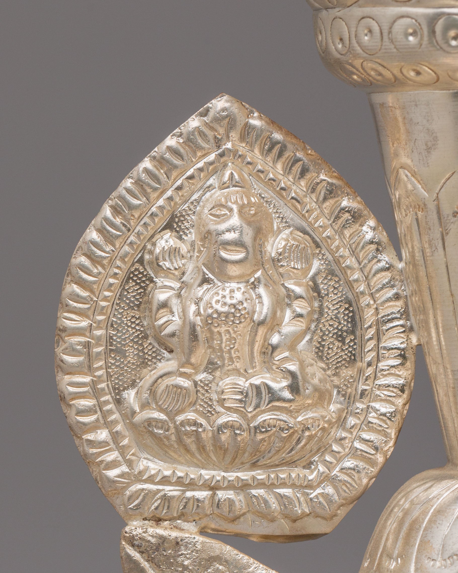 Spiritual Handcrafted Tikadani | Carved Ganesh & Laxmi for Blessings & Prosperity