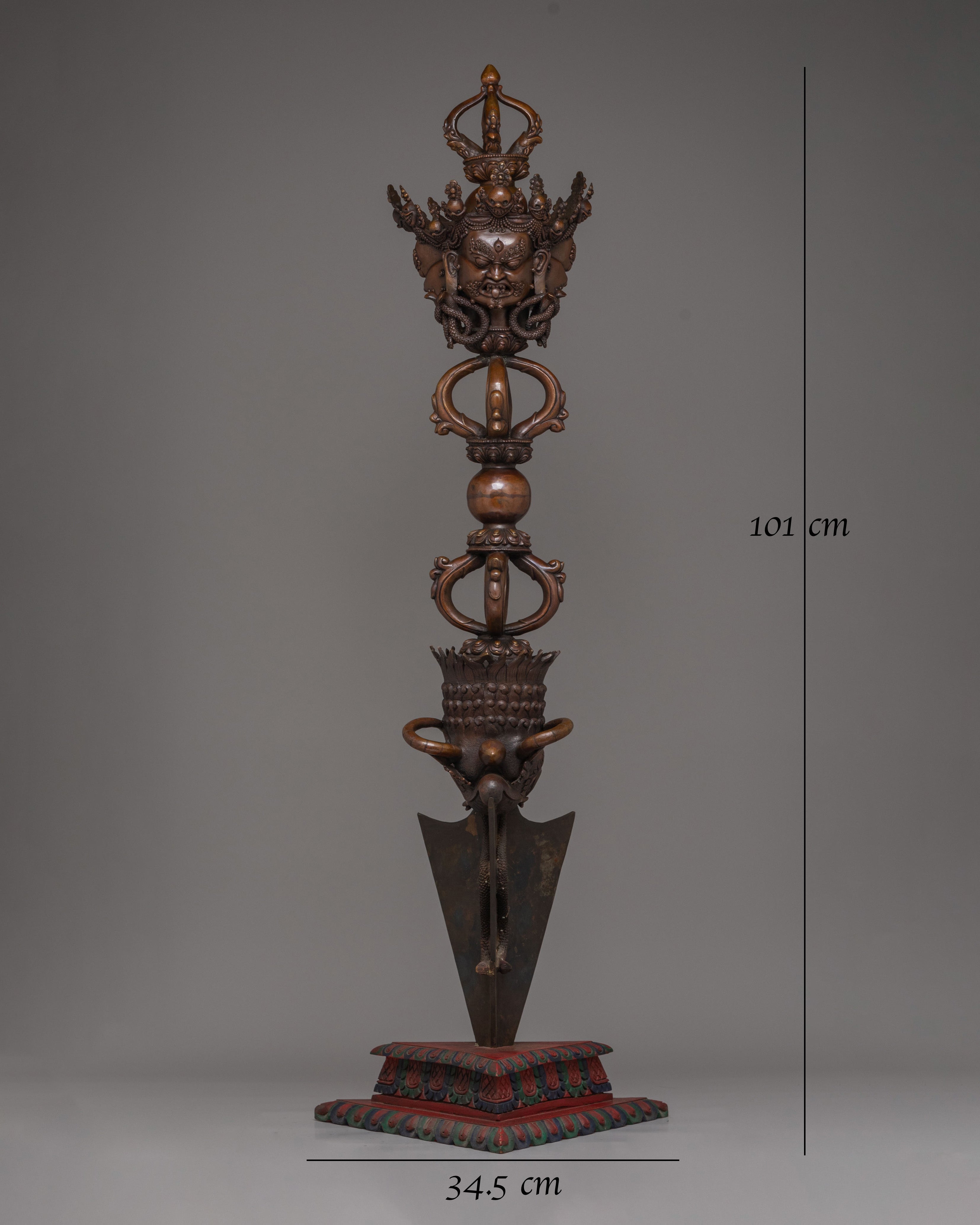 Sacred Ritual Phurba Dagger | Tantric Buddhist Deity