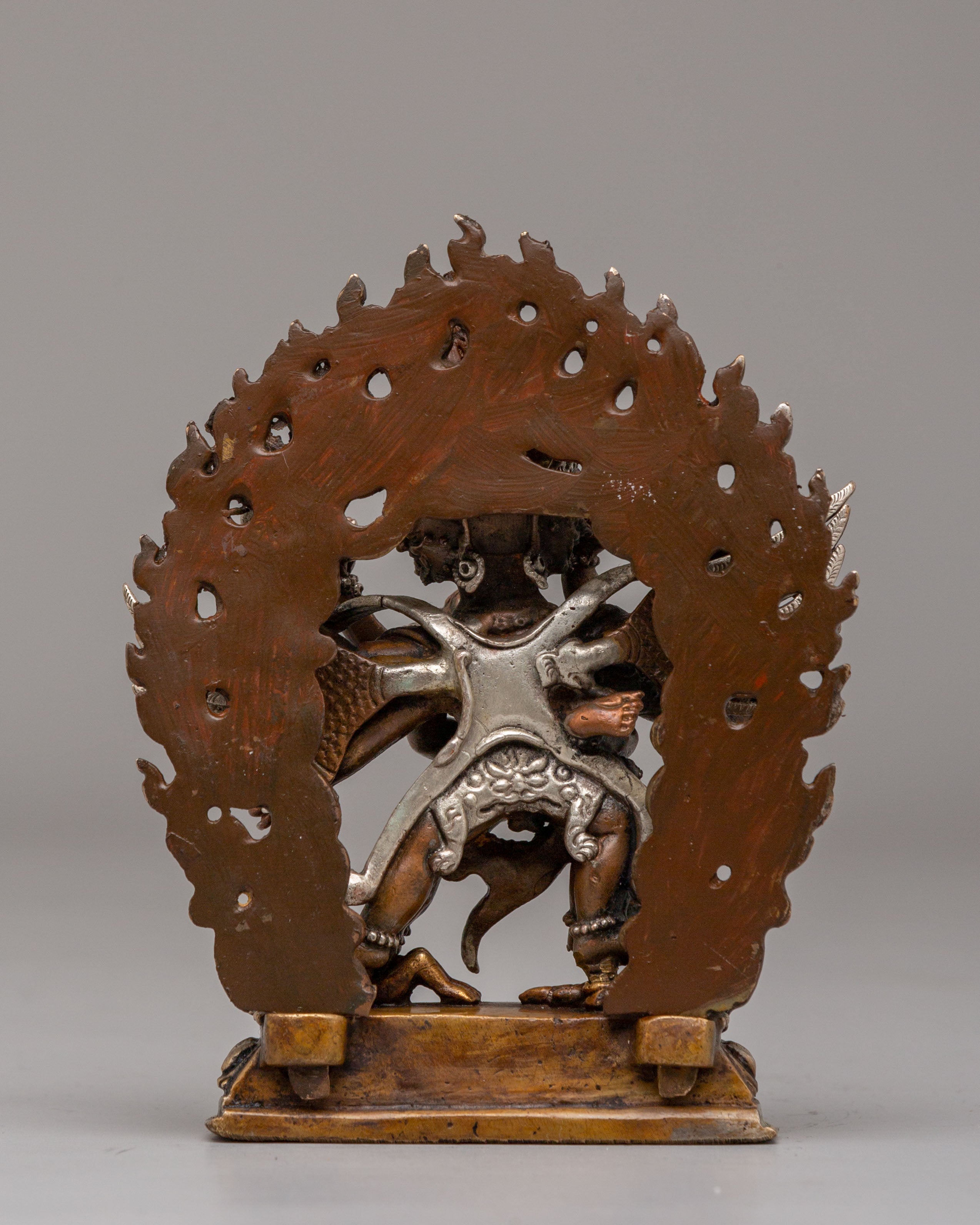 Machine Made Hayagriva with Consort Statue | Wrathful Deity Sculpture