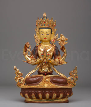 Sacred Bodhisattva Chenrezig Statue