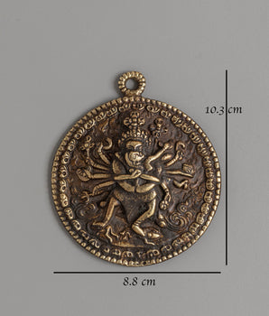 Kalachakra Deity Wall Hanging | Tibetan Sacred Protection Art