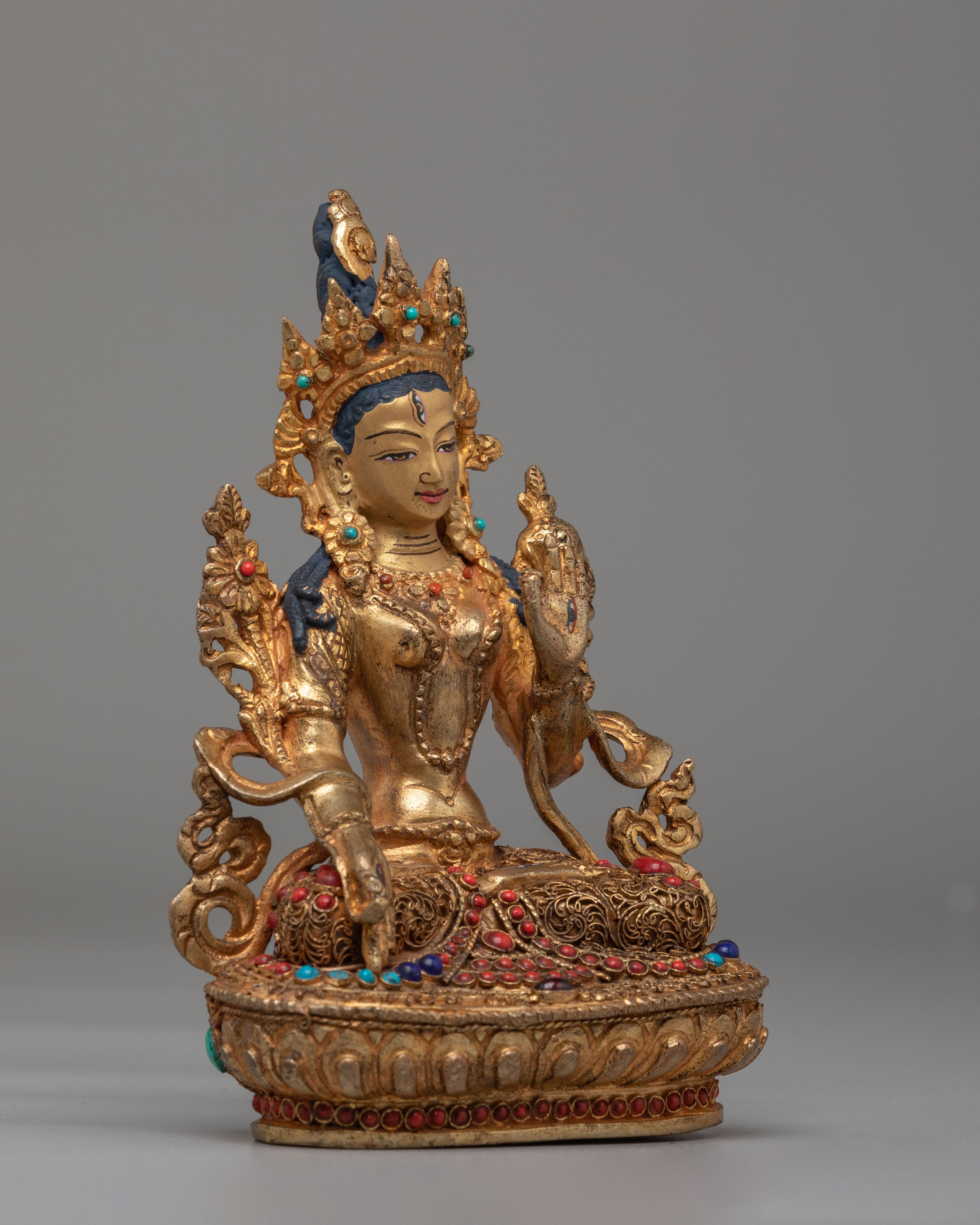 Divine White Tara Statue | Symbol of Compassion & Healing