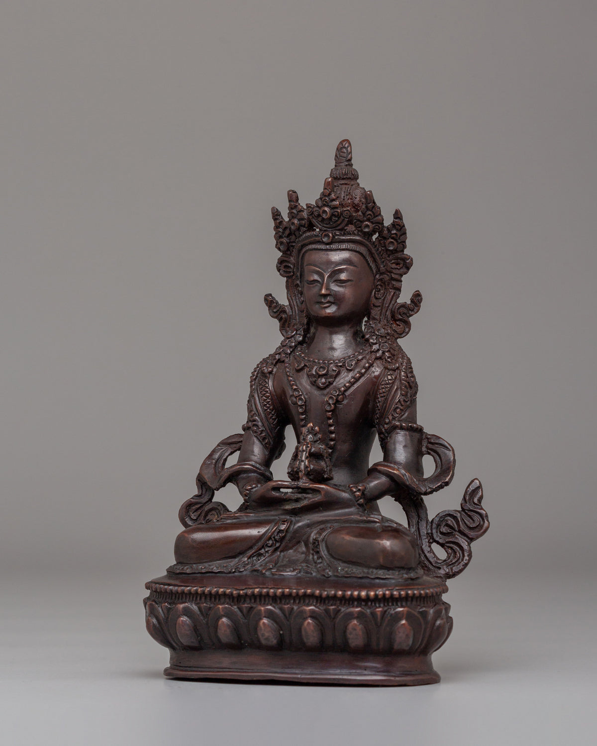 Tibetan Amitayus Deity Statue | Buddha of Infinite Life