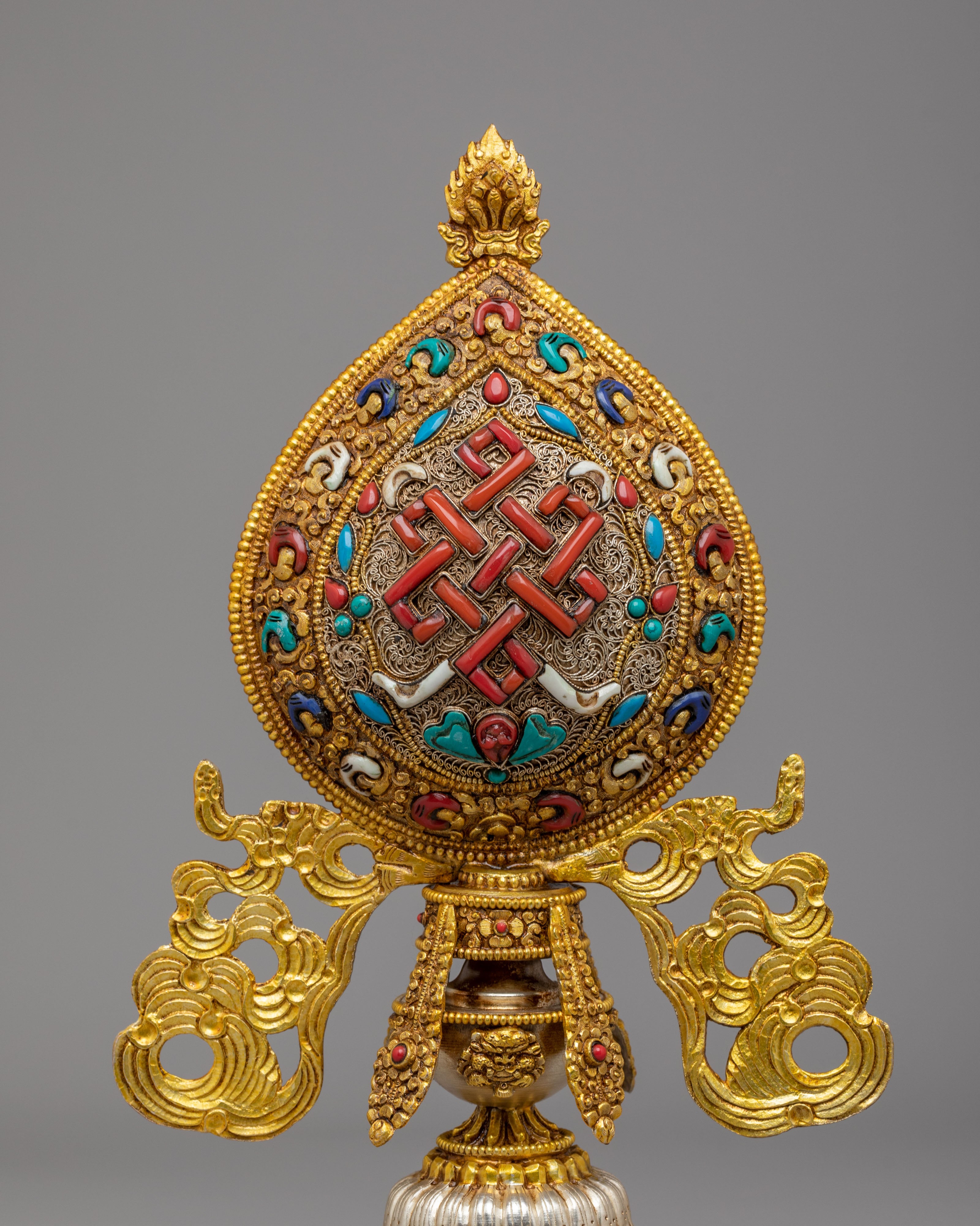 Ashtamangala Buddhist Symbol Set | Traditional Ritual Artwork