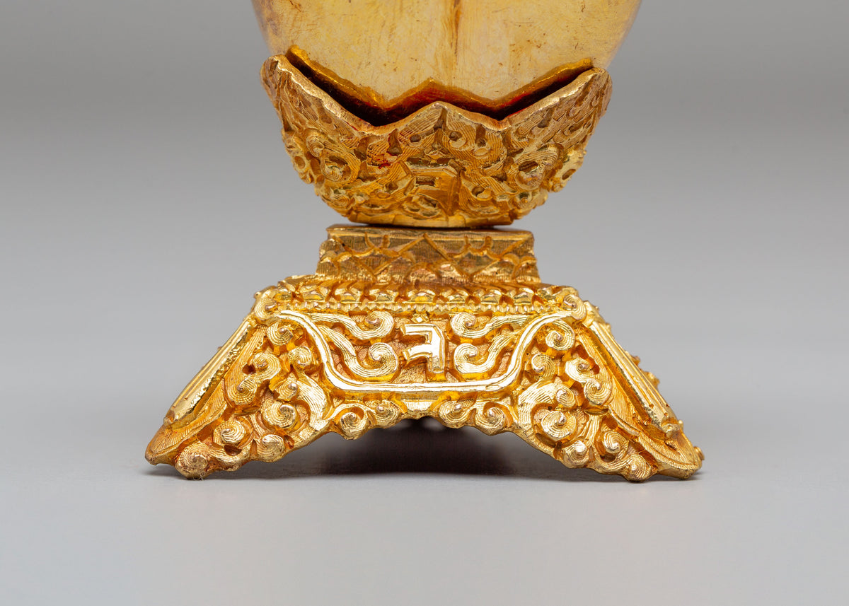 Buddhist Tantric Kapala Set Vessel | Ritual Offering Vessels