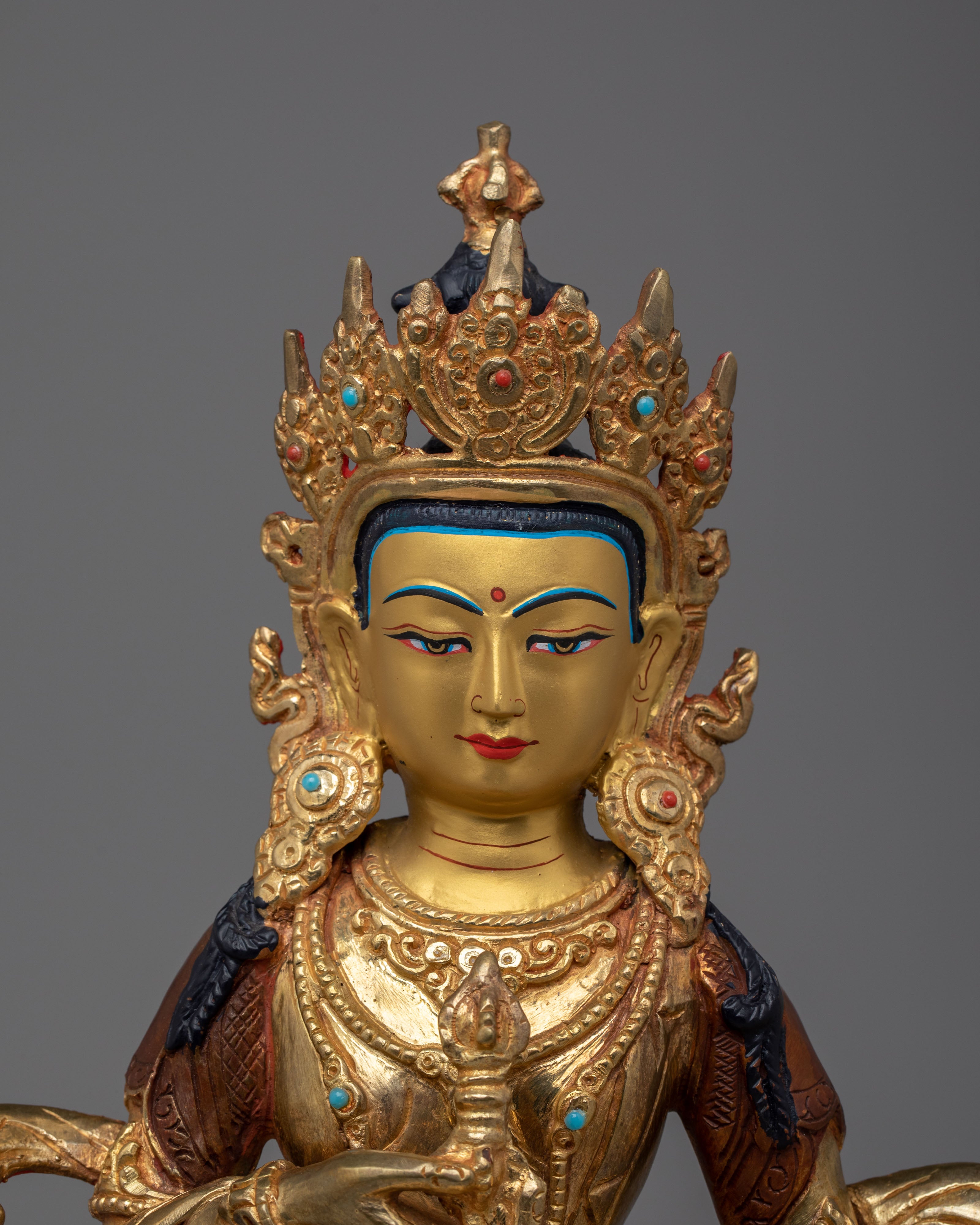 Sacred Vajrasattva Buddha Purification Statue | Tibetan Buddhist Artwork