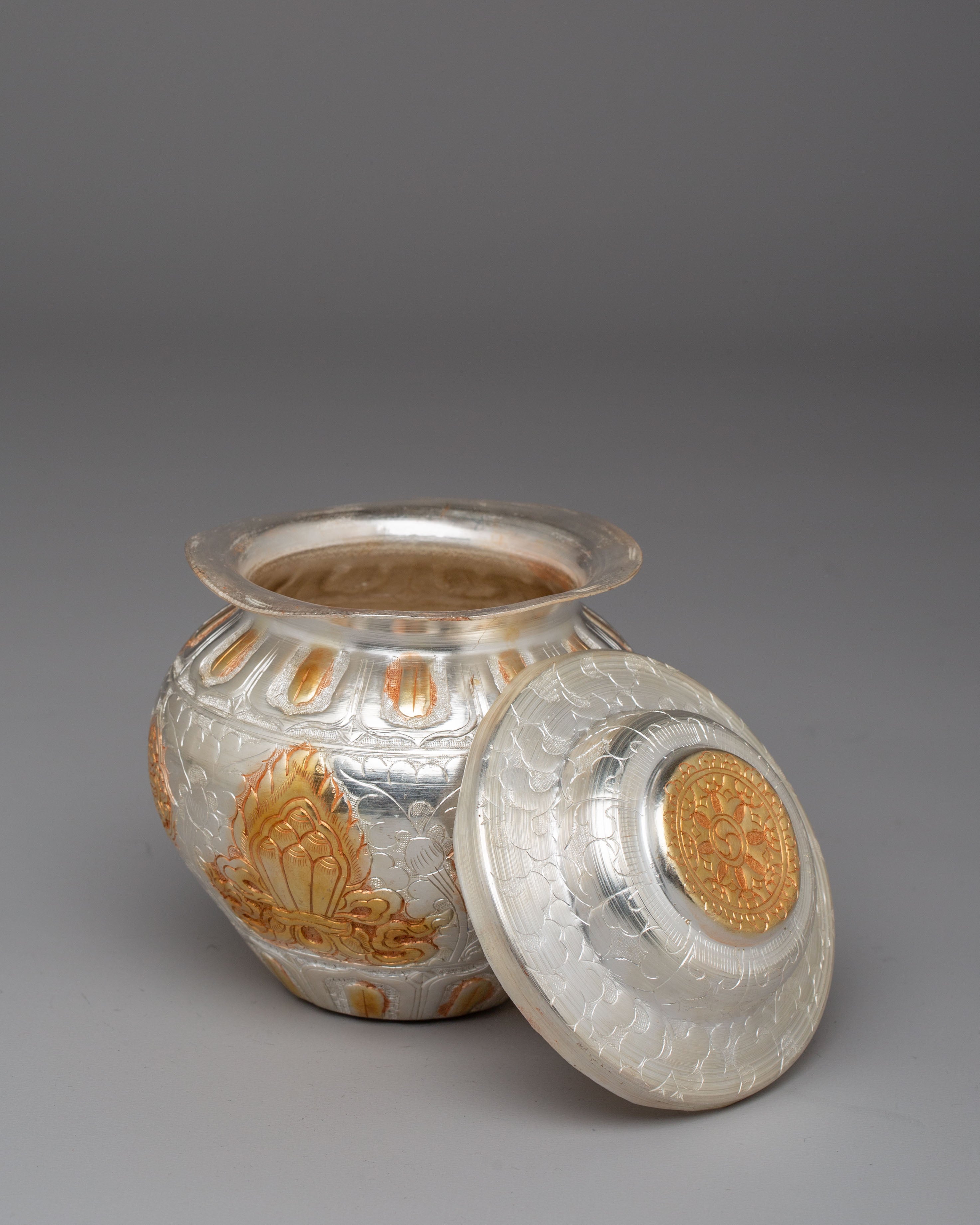Buddhist Decor Kalasha | Sacred Offering Vessel